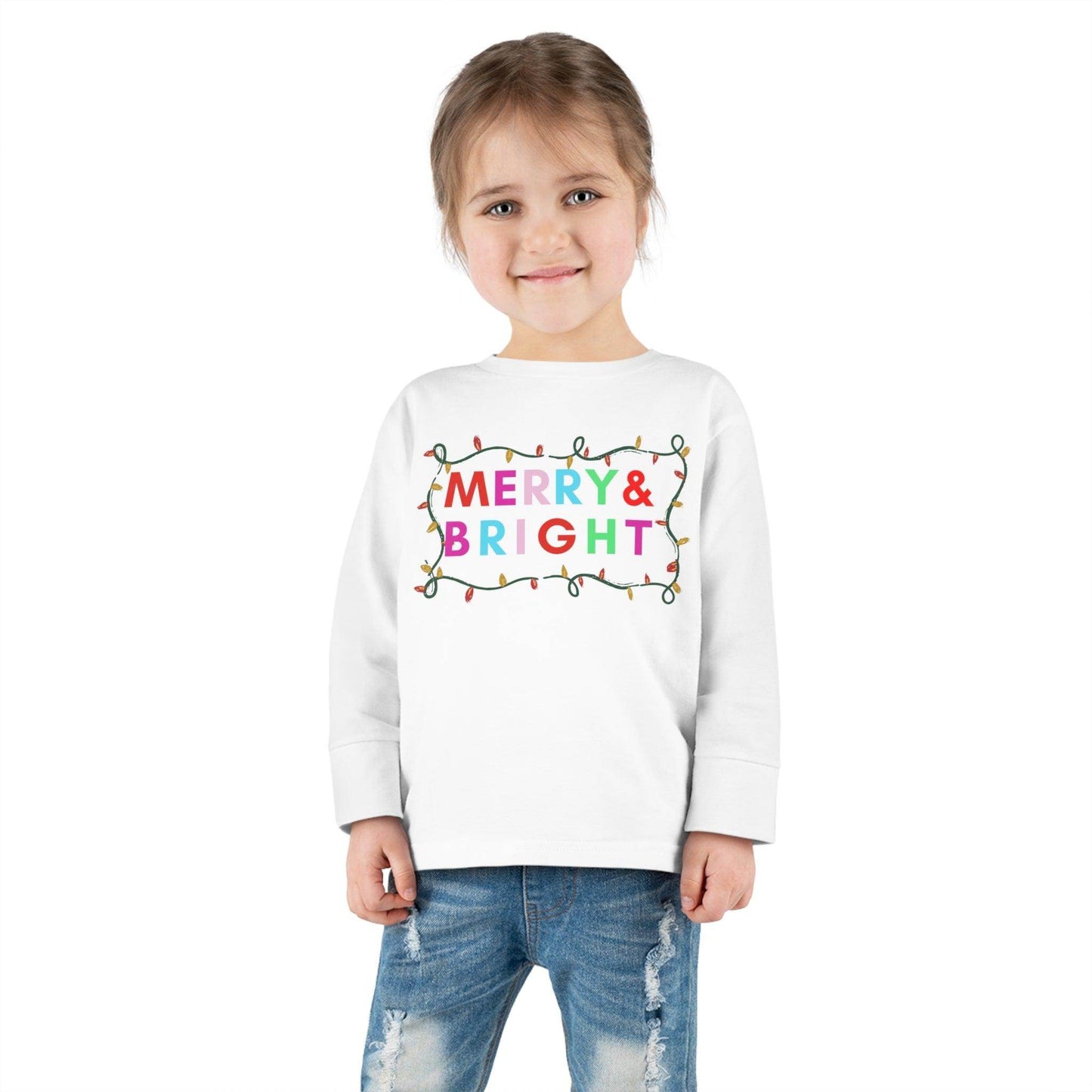 Toddler Christmas Shirt Toddler Christmas Long Sleeve Tee Kids Christmas Gift - Giftsmojo