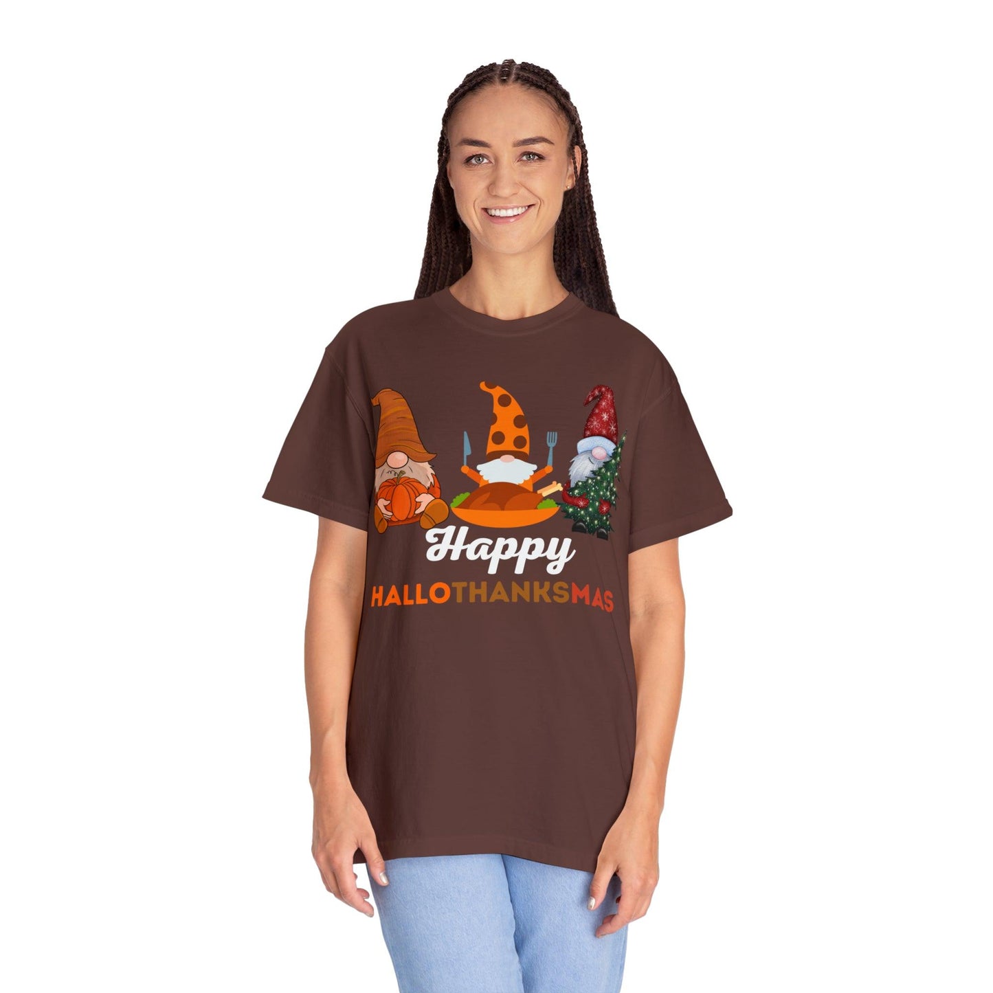 Happy HALLOTHANKSMAS Gift for Fall Halloween Thanksgiving Christmas Gift