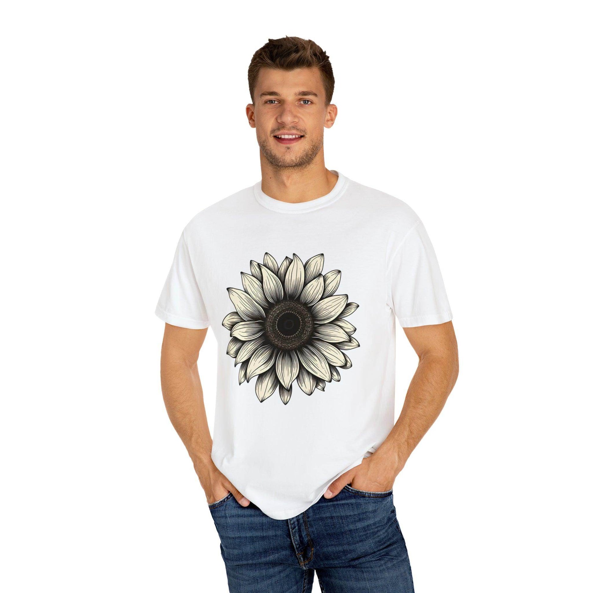 Sunflower Shirt Flower Shirt Aesthetic, Floral Graphic Tee Floral Shirt Flower T-shirt, Wild Flower Shirt Gift For Her Wildflower T-shirt - Giftsmojo