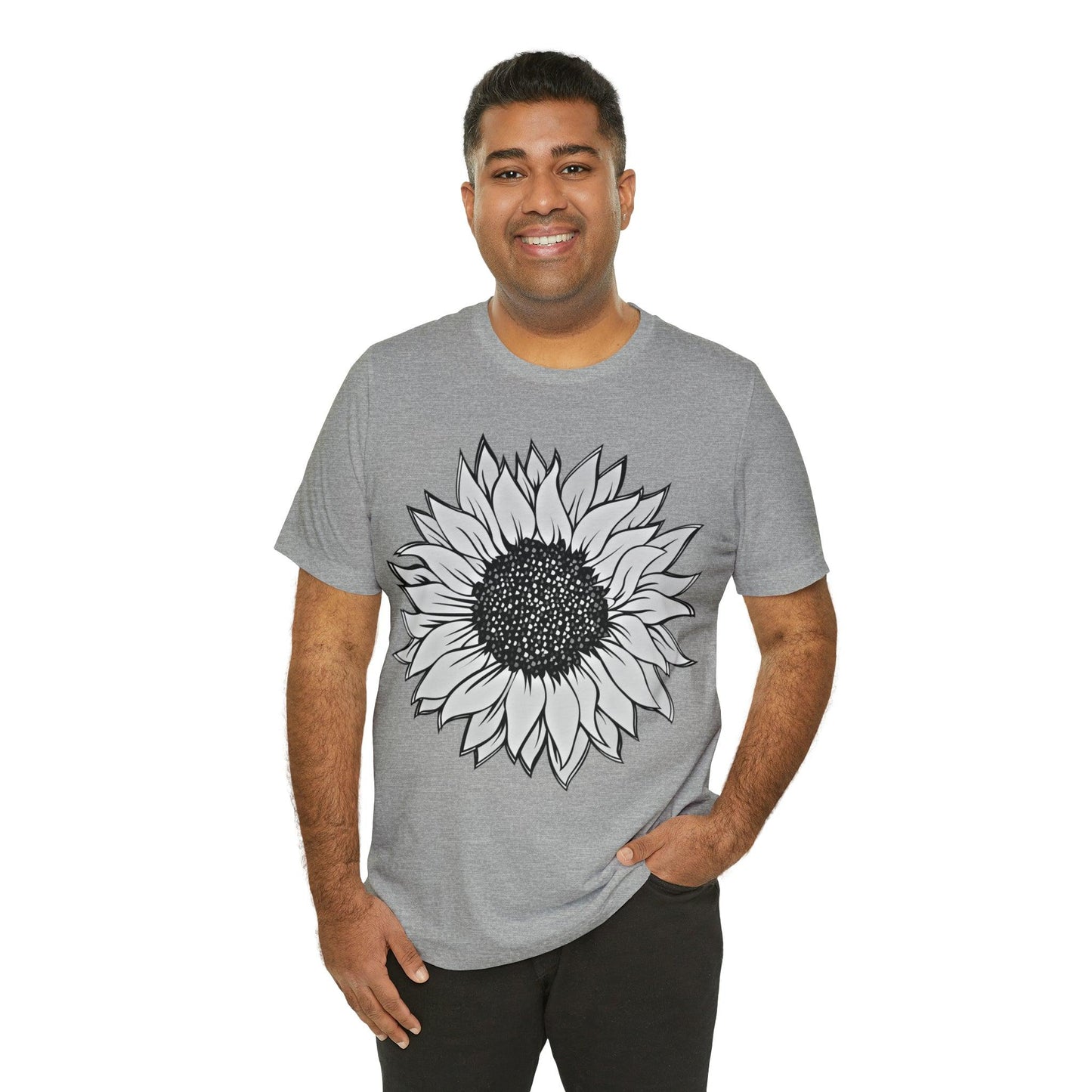 Sunflower Shirt, Floral Tee Shirt, Flower Shirt, Garden Shirt, Womens Fall Summer Shirt Sunshine Tee, Gift for Gardener, Nature love