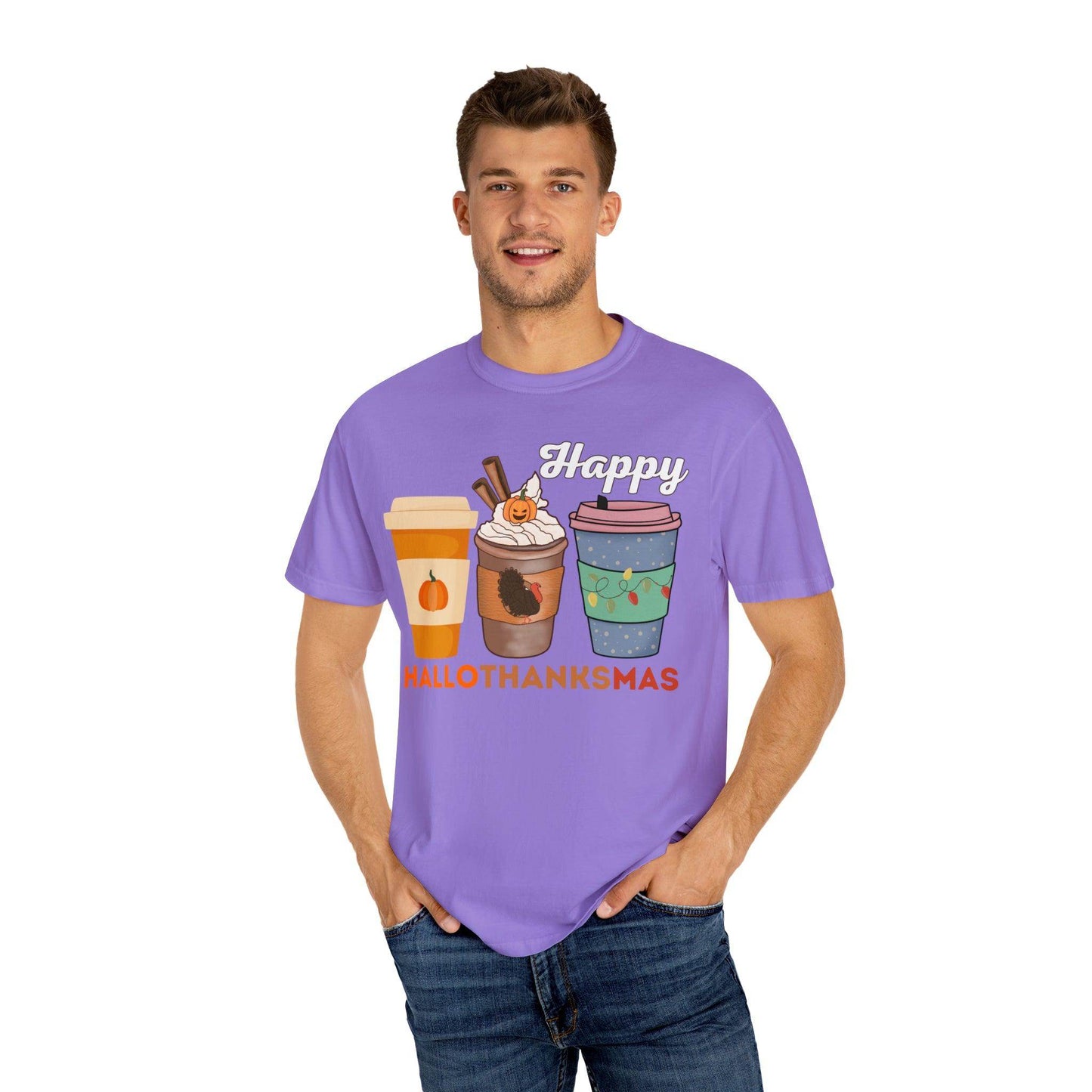 HALLOTHANKSMAS Gift for Fall Halloween Thanksgiving Christmas Gift - Giftsmojo