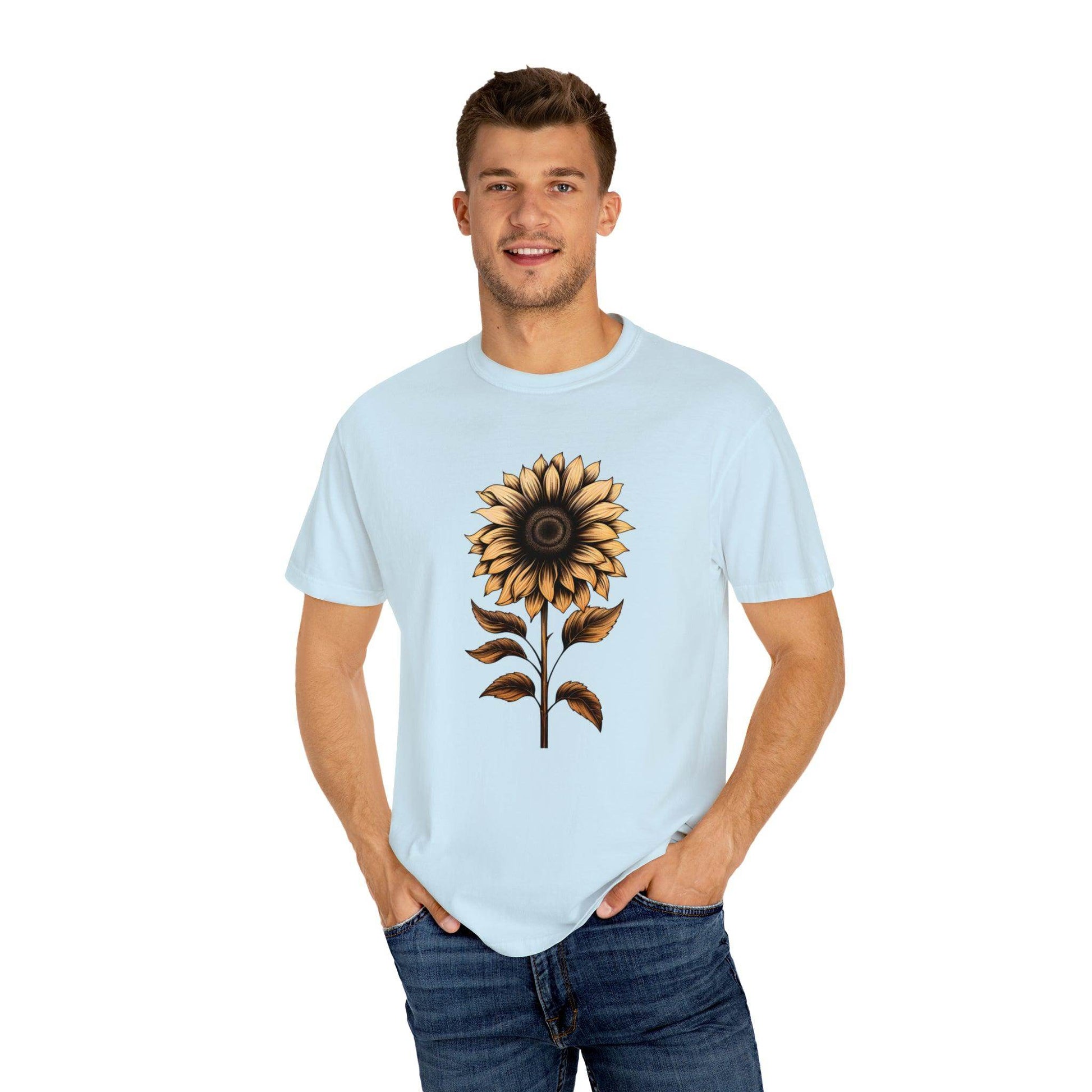 Vintage Sunflower Shirt Flower Shirt Aesthetic, Floral Graphic Tee Floral Shirt Flower T-shirt, Vintage Wild Flower Shirt Vintage Flower Shirt, - Giftsmojo