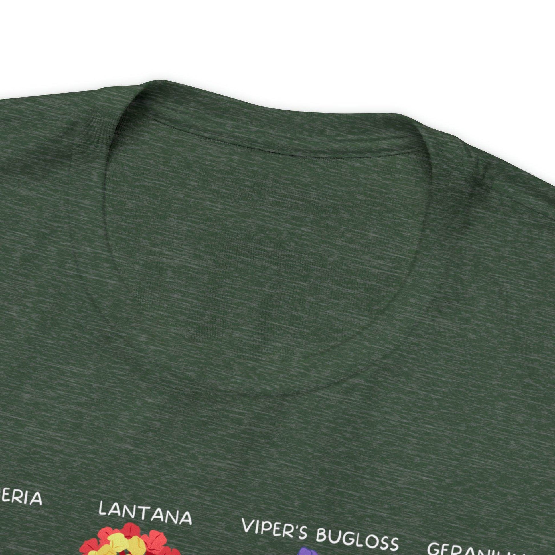 Wildflower Tshirt, Flower Shirt, Types of Flowers Shirt, Floral Tshirt, Gift for Women, Ladies Shirts Best Friend Gift, Plant Mom Nature - Giftsmojo