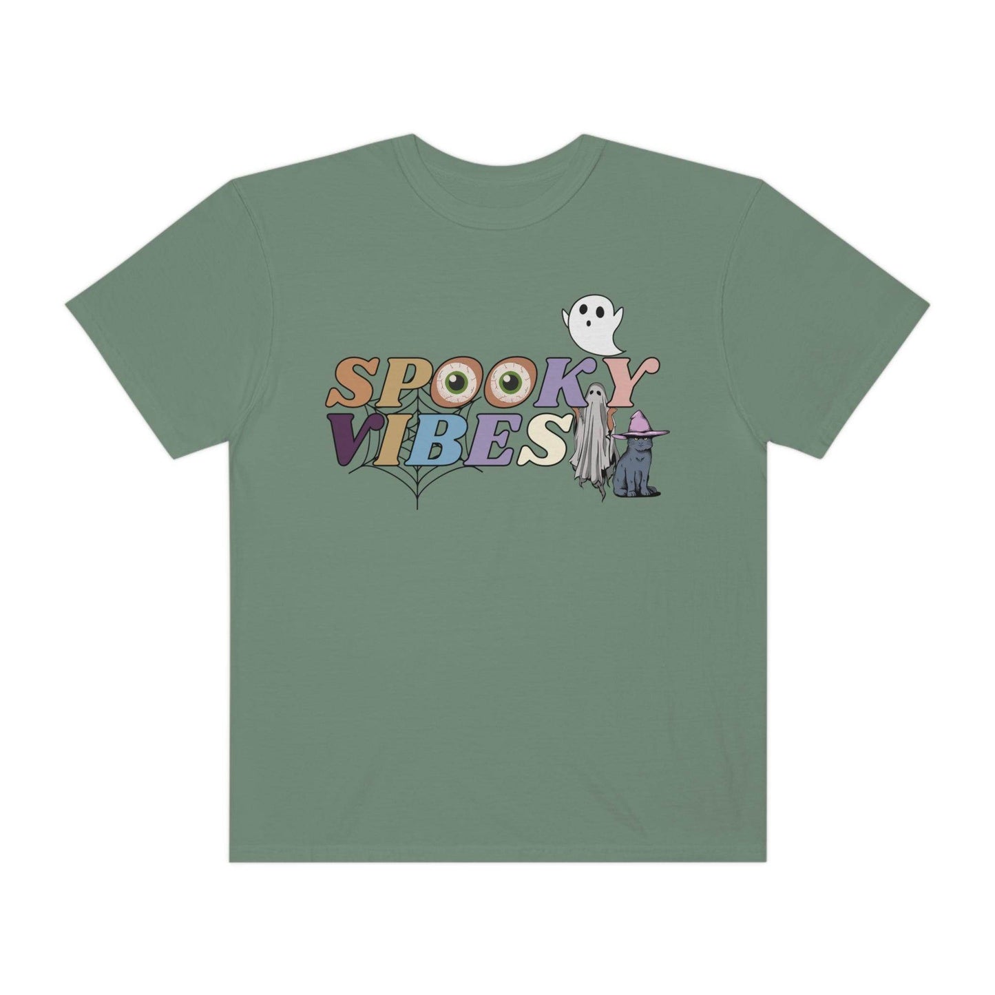 Retro Halloween Tshirt, Spooky Vibes Shirt, Vintage Shirt Halloween Shirt - Giftsmojo