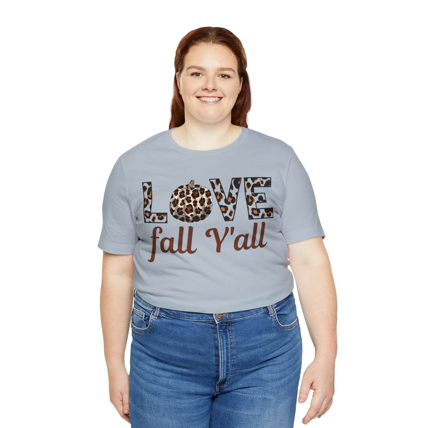 Leopard Print Love Fall Y'all Love Fall shirt Fall lover gift - Giftsmojo