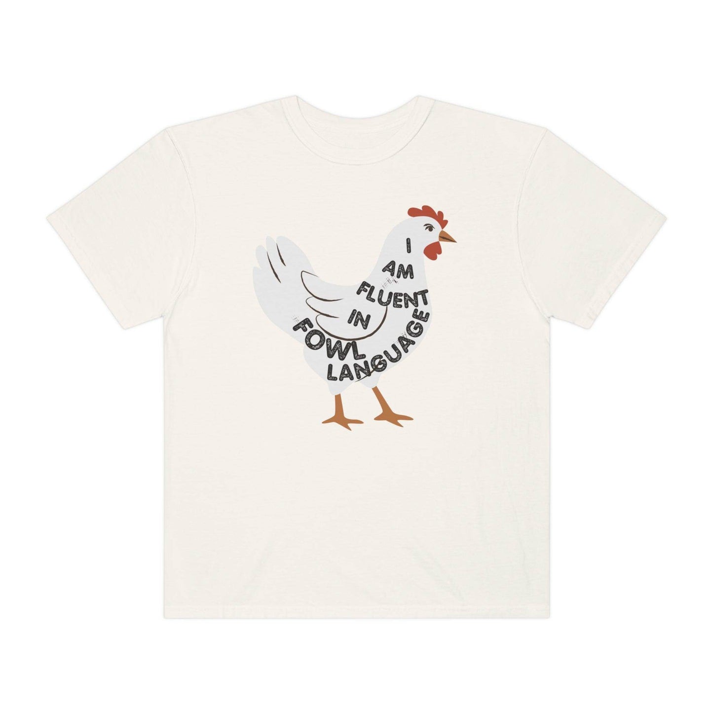 Chicken Shirt Chicken Tee Chicken Owner Gift - Gift For Chicken Lover gift, Fluent in Fowl Language shirt - Giftsmojo