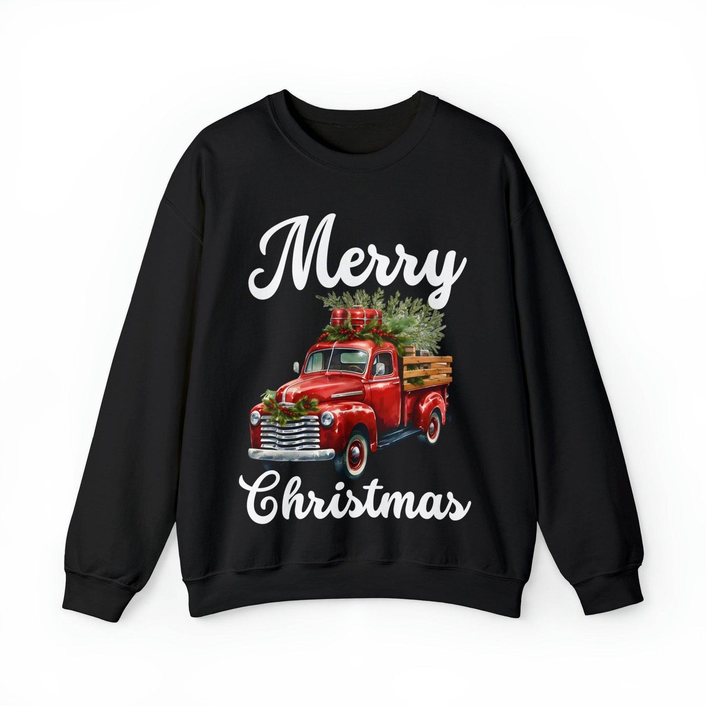Christmas Tree Truck Sweatshirt Christmas Truck Sweatshirt Christmas Sweater Tree Truck Shirt Christmas Sweatshirt Tree Sweat Pine Tree - Giftsmojo