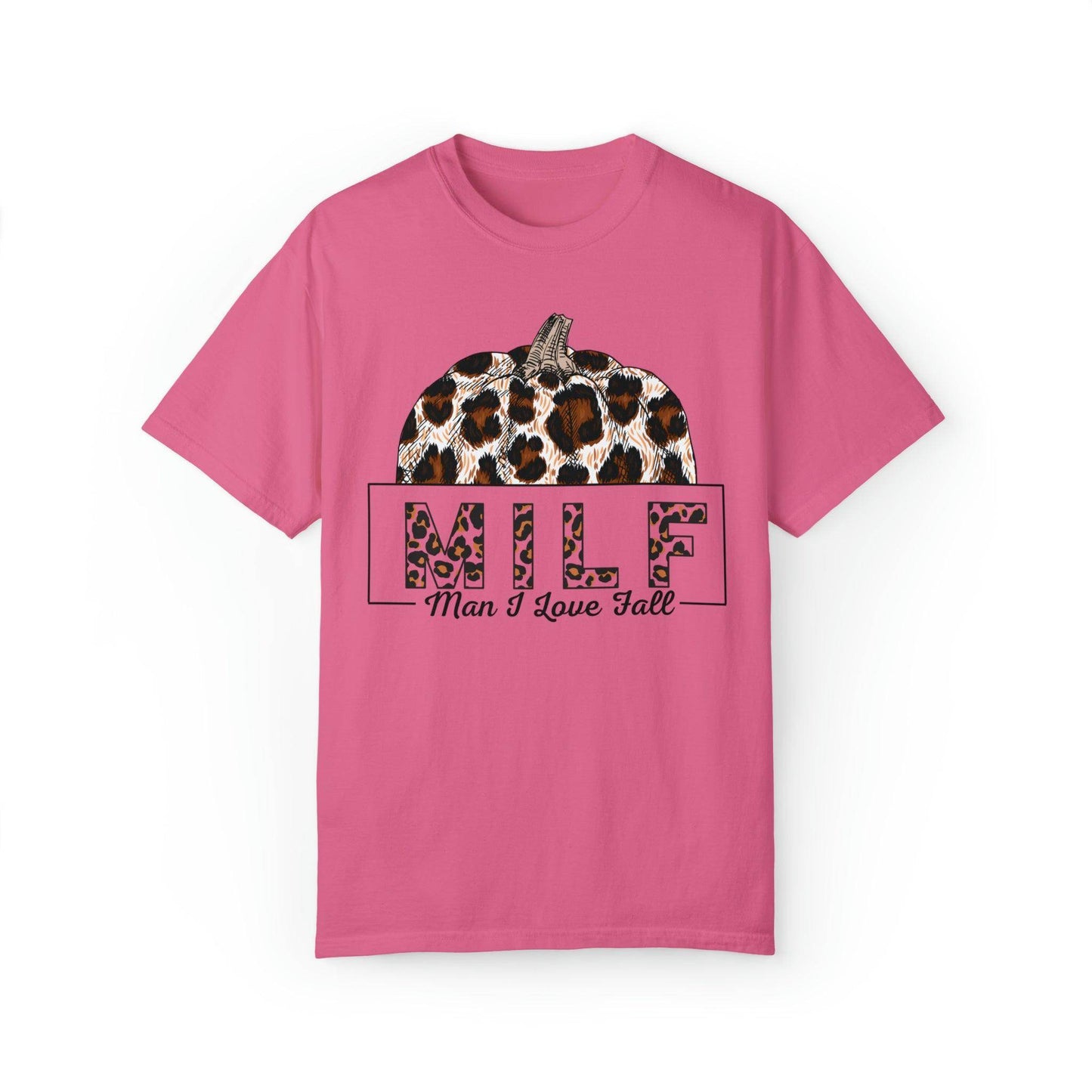 MILF Man I love Fall Gift for Fall Lover Shirt, Comfort Colors Funny Fall Shirts Gift, Thanksgiving Gift, Funny Halloween Shirts Sarcastic - Giftsmojo