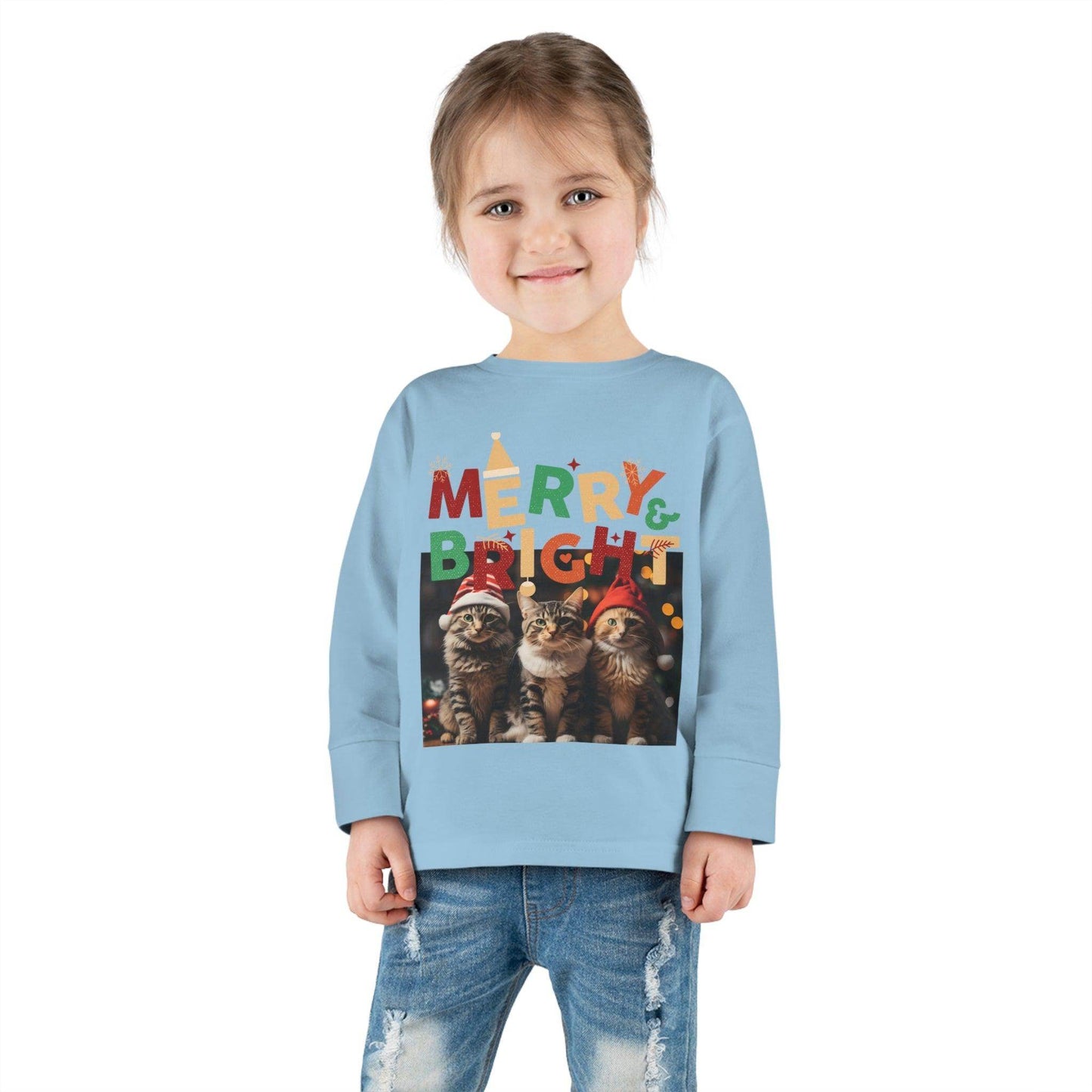 Toddler Christmas Shirt Toddler Christmas Long Sleeve Tee Kids Christmas Gift - Giftsmojo