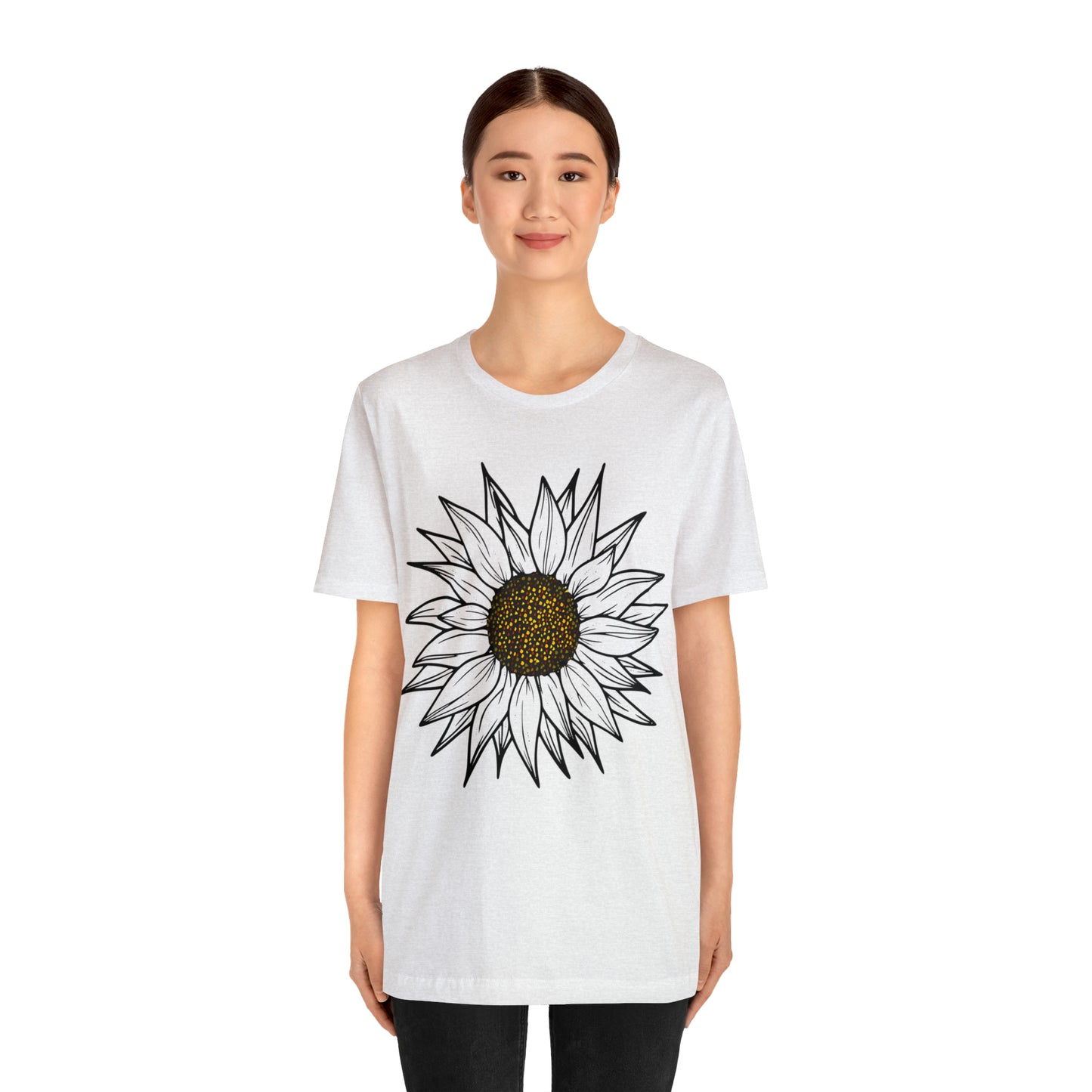 Sunflower Shirt, Floral Tee Shirt, Flower Shirt, Garden Shirt, Womens Fall Summer Shirt Sunshine Tee, Gift for Gardener, Nature love shirt