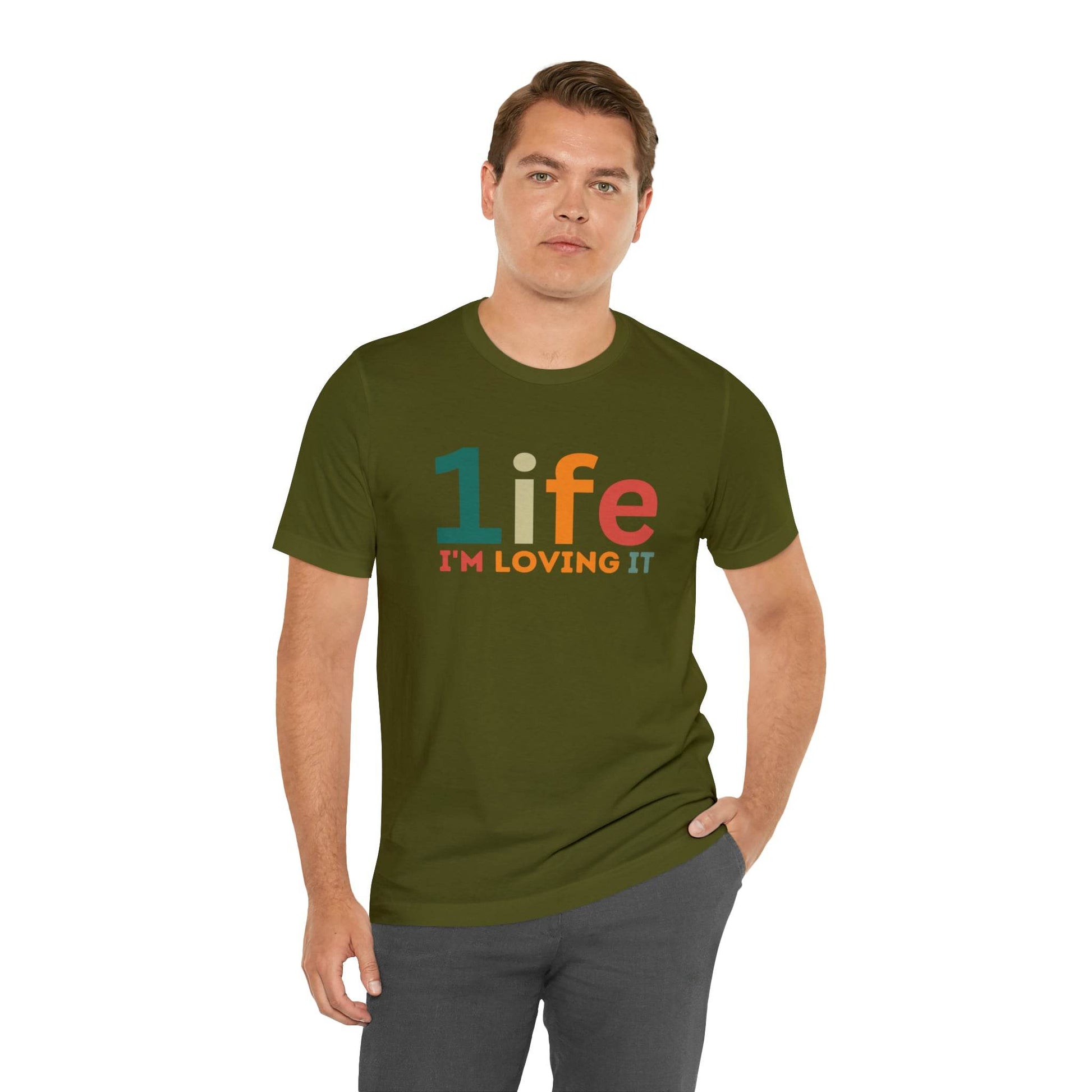 One life I'M Loving It Shirt Retro 1life shirt Live Your Life You Only Have One Life To Live Retro Shirt - Giftsmojo