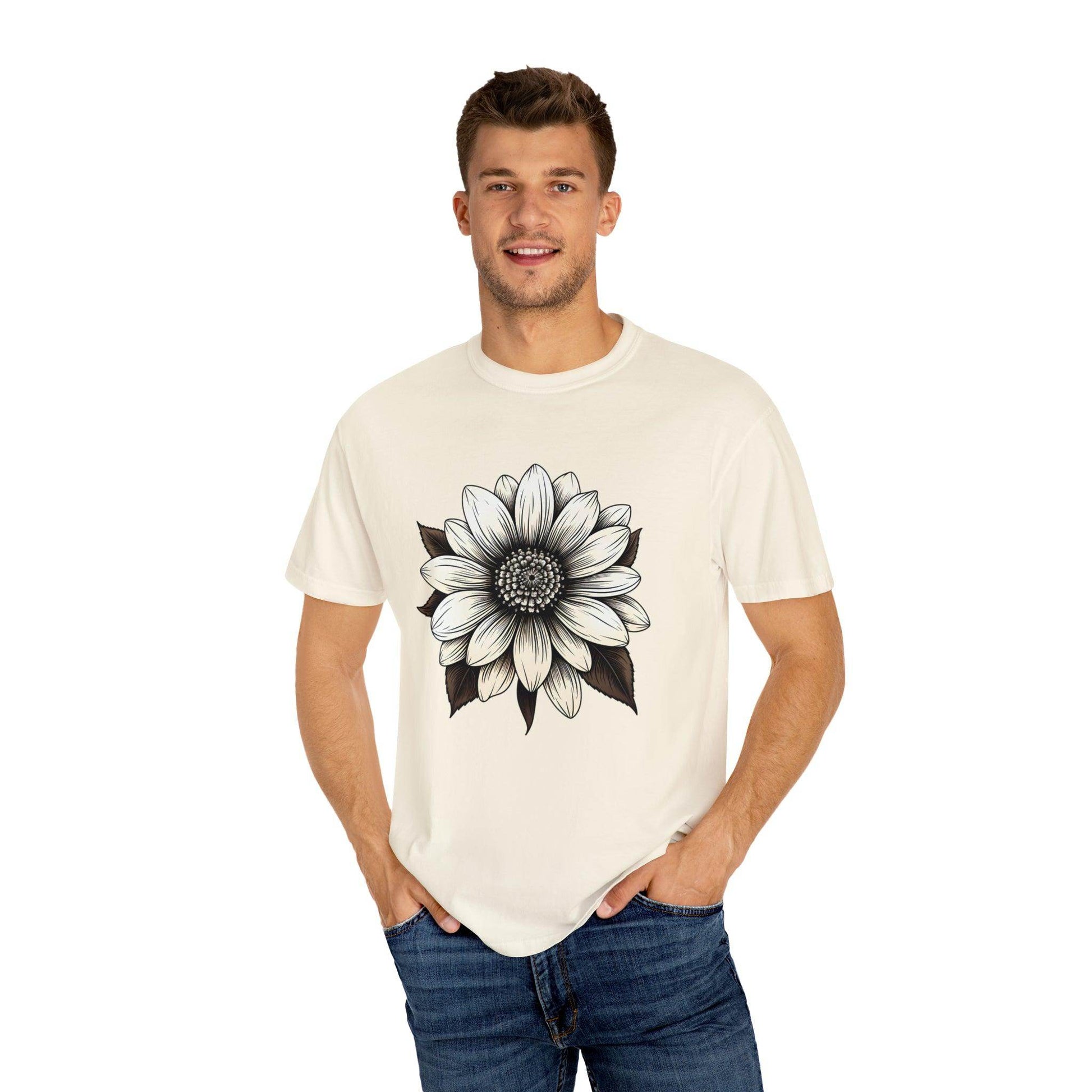 Sunflower Shirt Flower Shirt Aesthetic Women Top Floral Graphic Tee Floral Shirt Flower T-shirt, Wild Flower Shirt Gift For Her - Giftsmojo