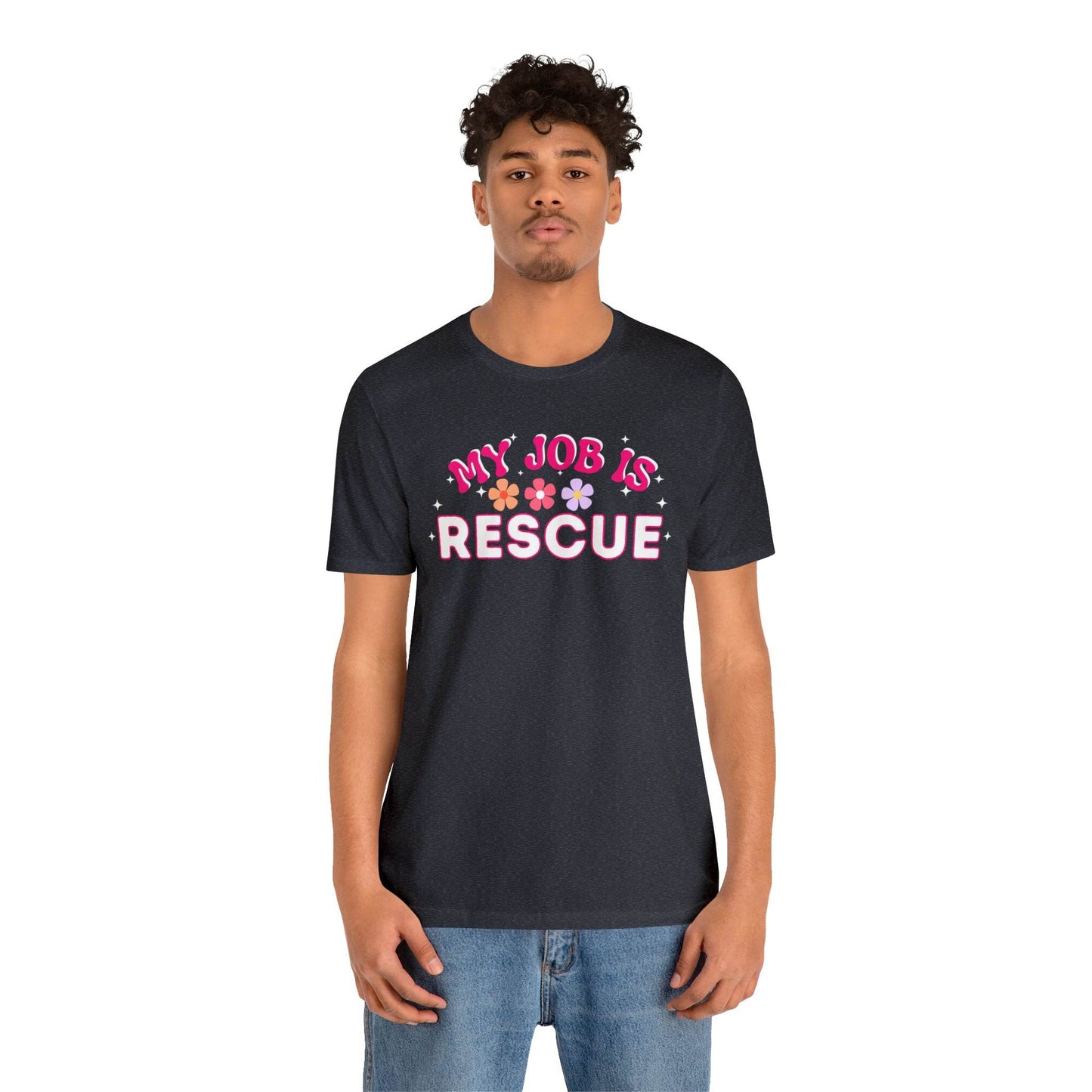 My Job is Rescue Shirt Firefighter Shirt Coast Guard Shirt Paramedic, Lifeguard, - Giftsmojo