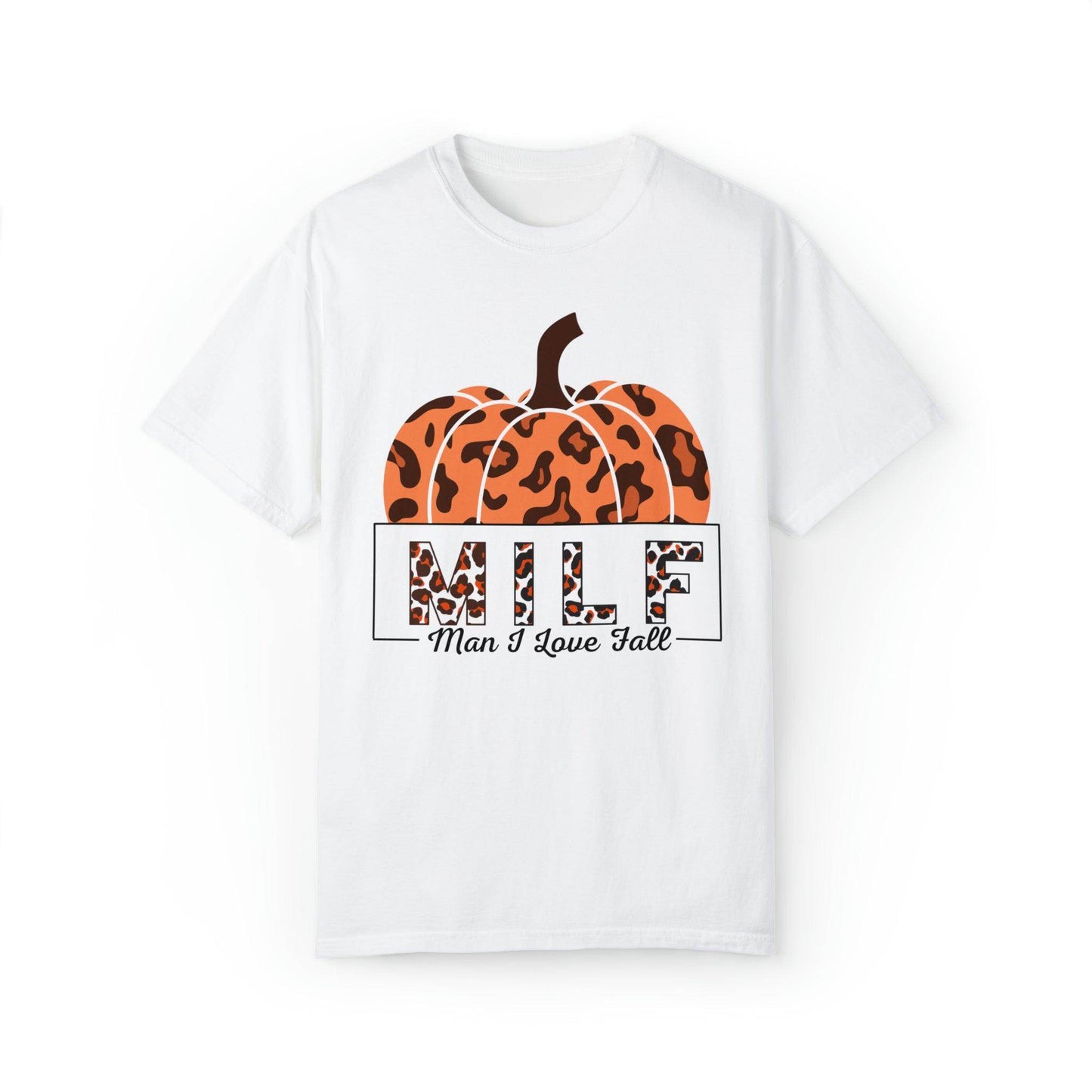 Man I love Fall Gift for Fall Funny fall shirts gift Pumpkin comfort colors - Giftsmojo