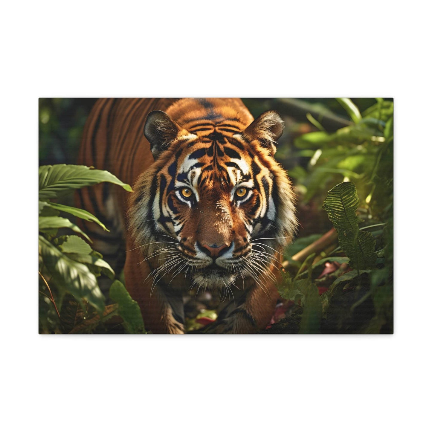 Tiger In Nature Art Canvas Gallery Wraps Tiger Print Large Canvas Art Animal Wall Art minimalist Wall Art Lover Gift - Giftsmojo