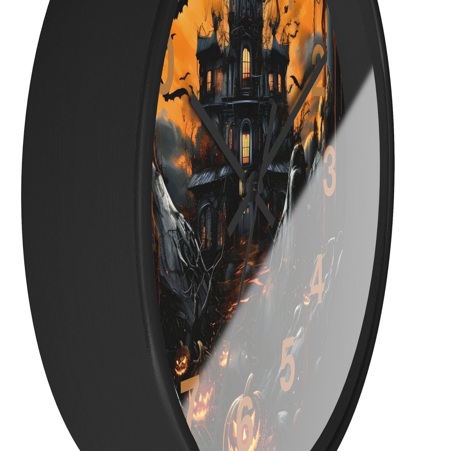 Halloween Ghost Wall Clock Halloween Wall Clocks Halloween Clock Fall Clock Halloween Decor Home decor