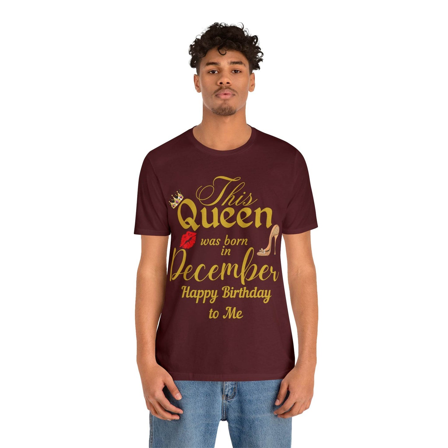 Birthday Queen Shirt, Gift for Birthday, This Queen was born in December Shirt, Funny Queen Shirt, Funny Birthday Shirt, Birthday Gift - Giftsmojo