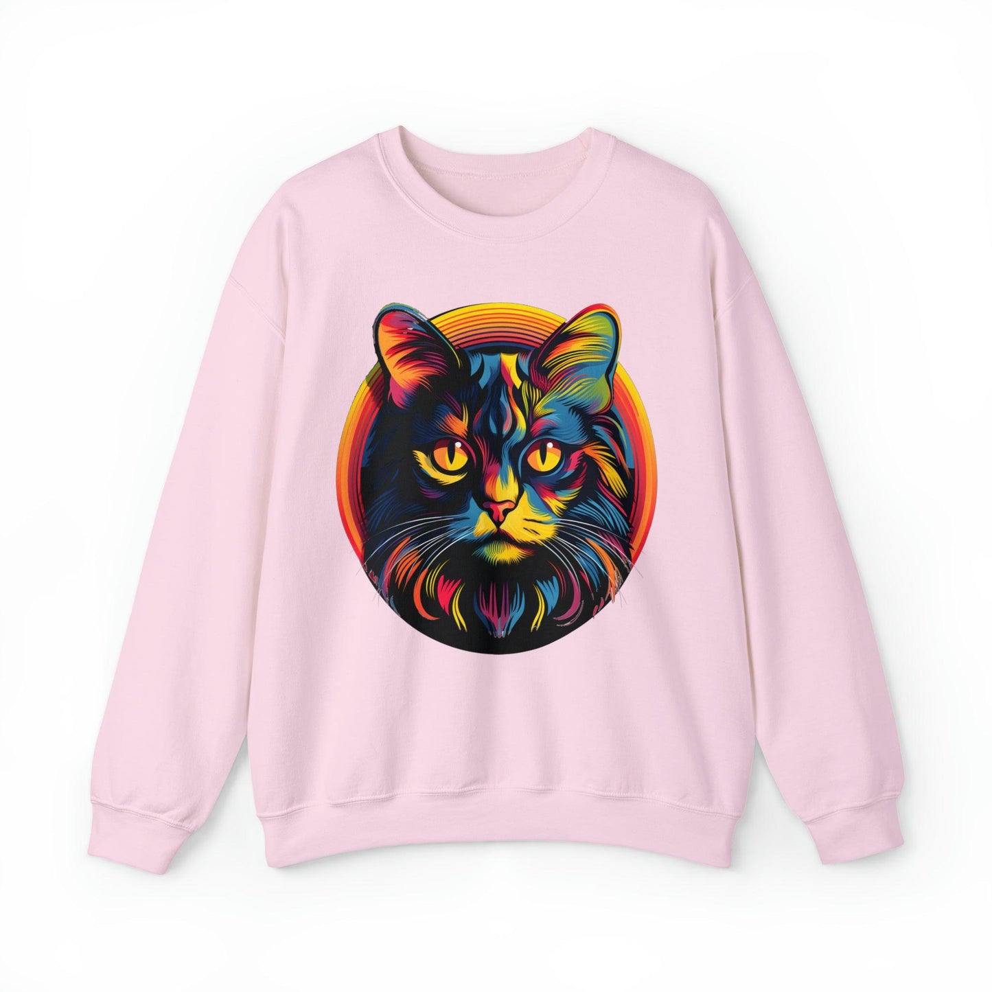 Vintage Cat Lover Sweater Retro Cat Sweatshirt Animal Lover Gift Cat Mom Gift Cat Lover Gift Cat Mom Sweatshirt Cat Crewneck Sweatshirt - Giftsmojo
