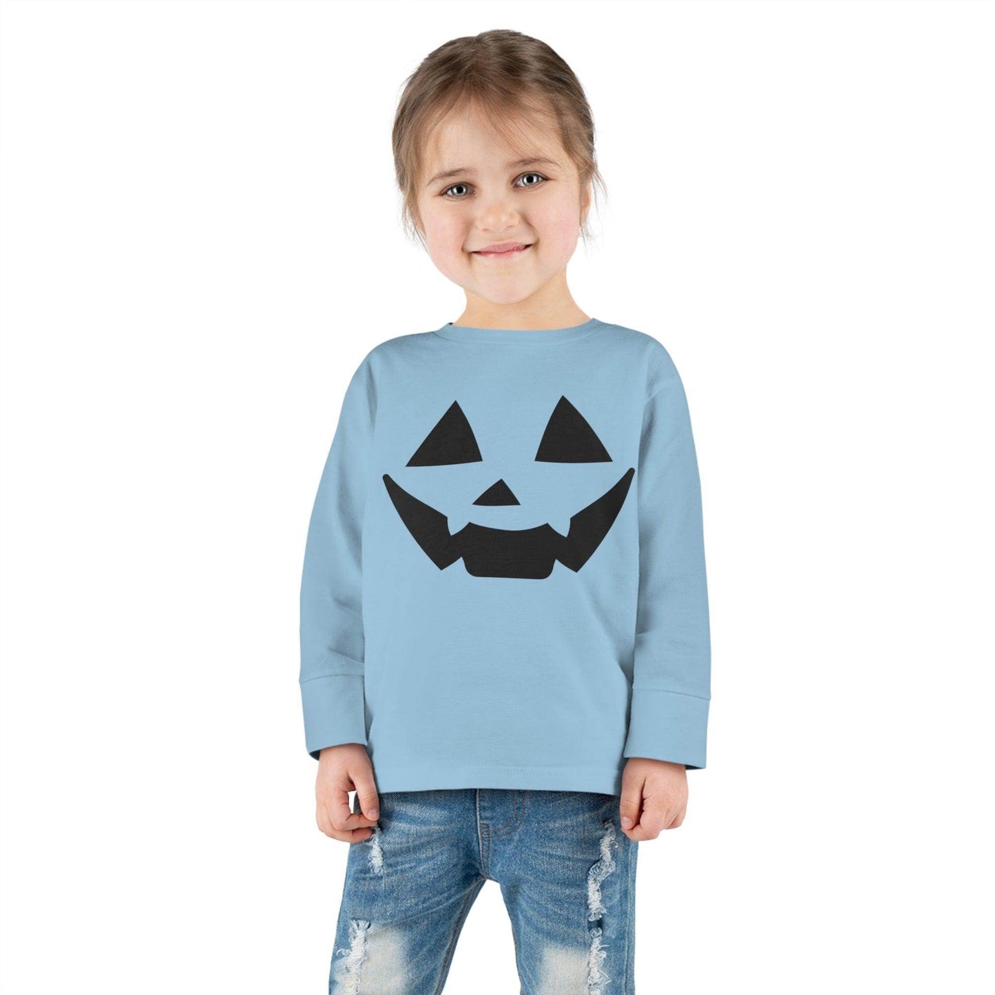 Kids Scary Faces Halloween Pumpkin Face Shirt Kids Jack O Lantern Shirt Kids Halloween Shirt Kids Long Sleeve Trick or Treat Outfit for Halloween - Giftsmojo
