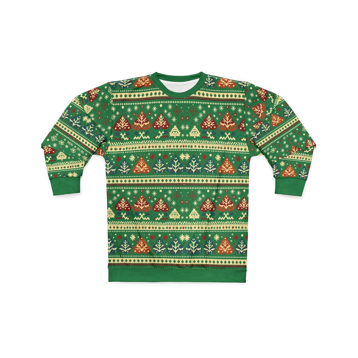 Ugly Christmas Sweater Green Christmas Sweatshirt Ugly Sweatshirt Full Ugly Christmas Shirt - Giftsmojo