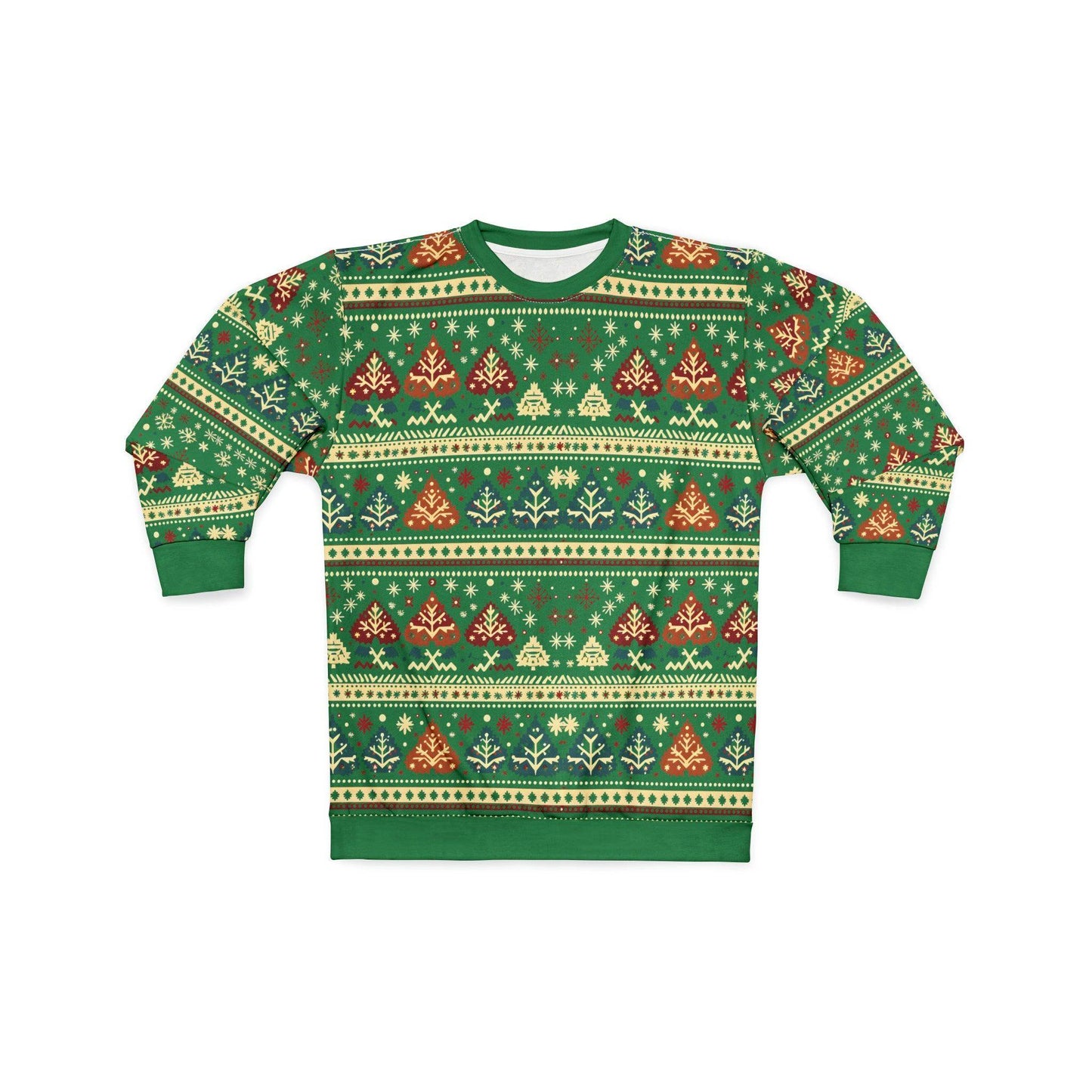 Ugly Christmas Sweater Green Christmas Sweatshirt Ugly Sweatshirt Full Ugly Christmas Shirt - Giftsmojo
