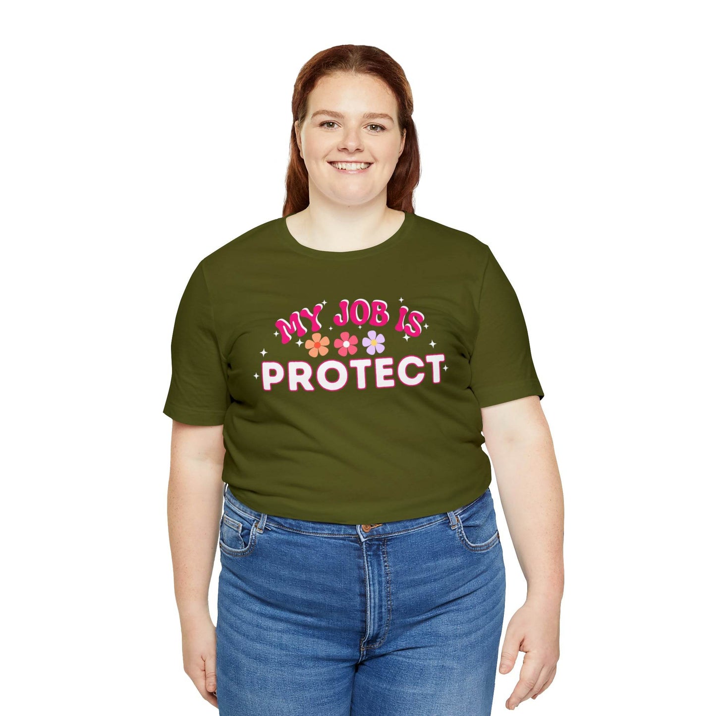My Job is Protect Shirt Police Shirt Security Shirt Dad Shirt Mom Shirt Teacher Shirt Military Shirt - Giftsmojo