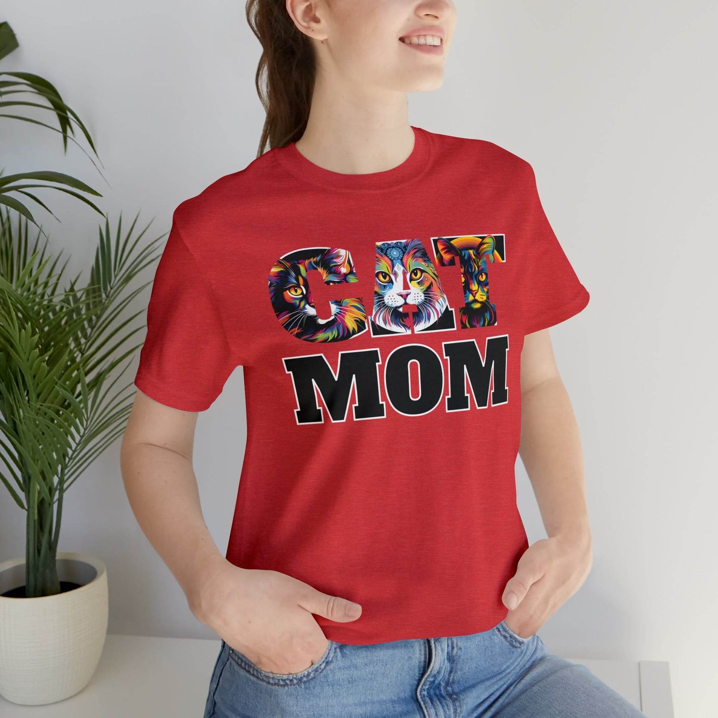 Vintage Cat Shirt Retro Cat Mom Tshirt Animal Lover Gift Cat T Shirt Cat Mom Gift Cat Lover Gift - Cat Lover Shirt Trendy Shirt for Cat Mom - Giftsmojo