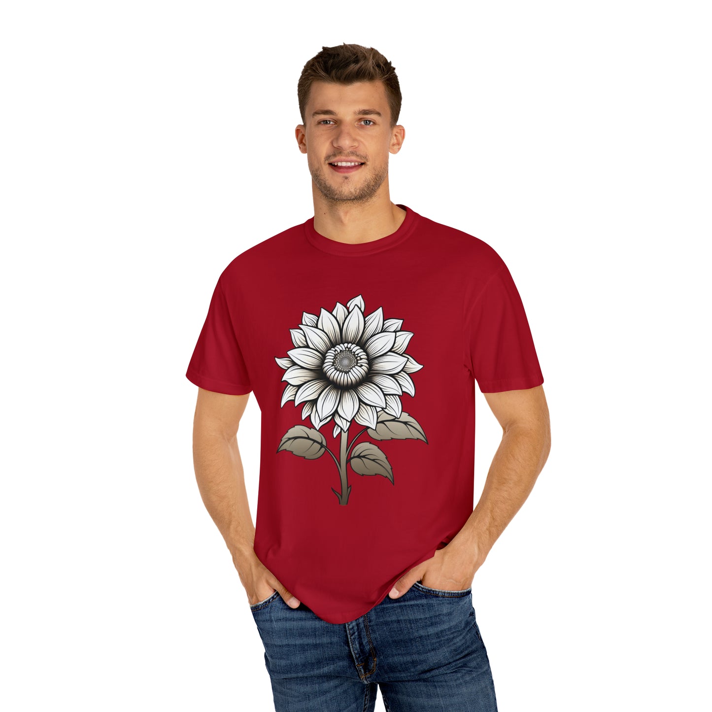 Sunflower Shirt Vintage Flower Shirt Aesthetic, Floral Graphic Tee Floral Shirt Flower T-shirt, Wild Flower Shirt Gift For Her