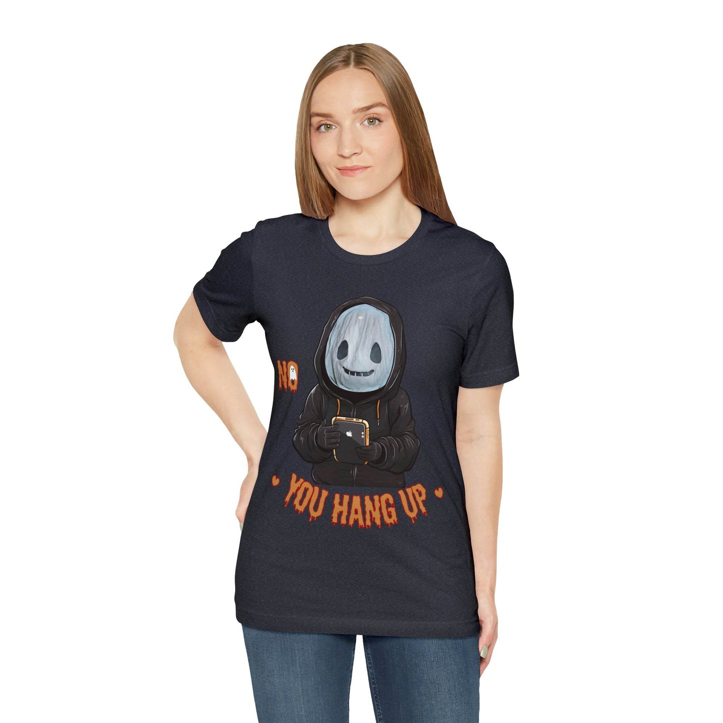 Halloween Shirt No You Hang Up Scary Halloween Costume Fall shirt Spooky Vibes Shirt - Giftsmojo