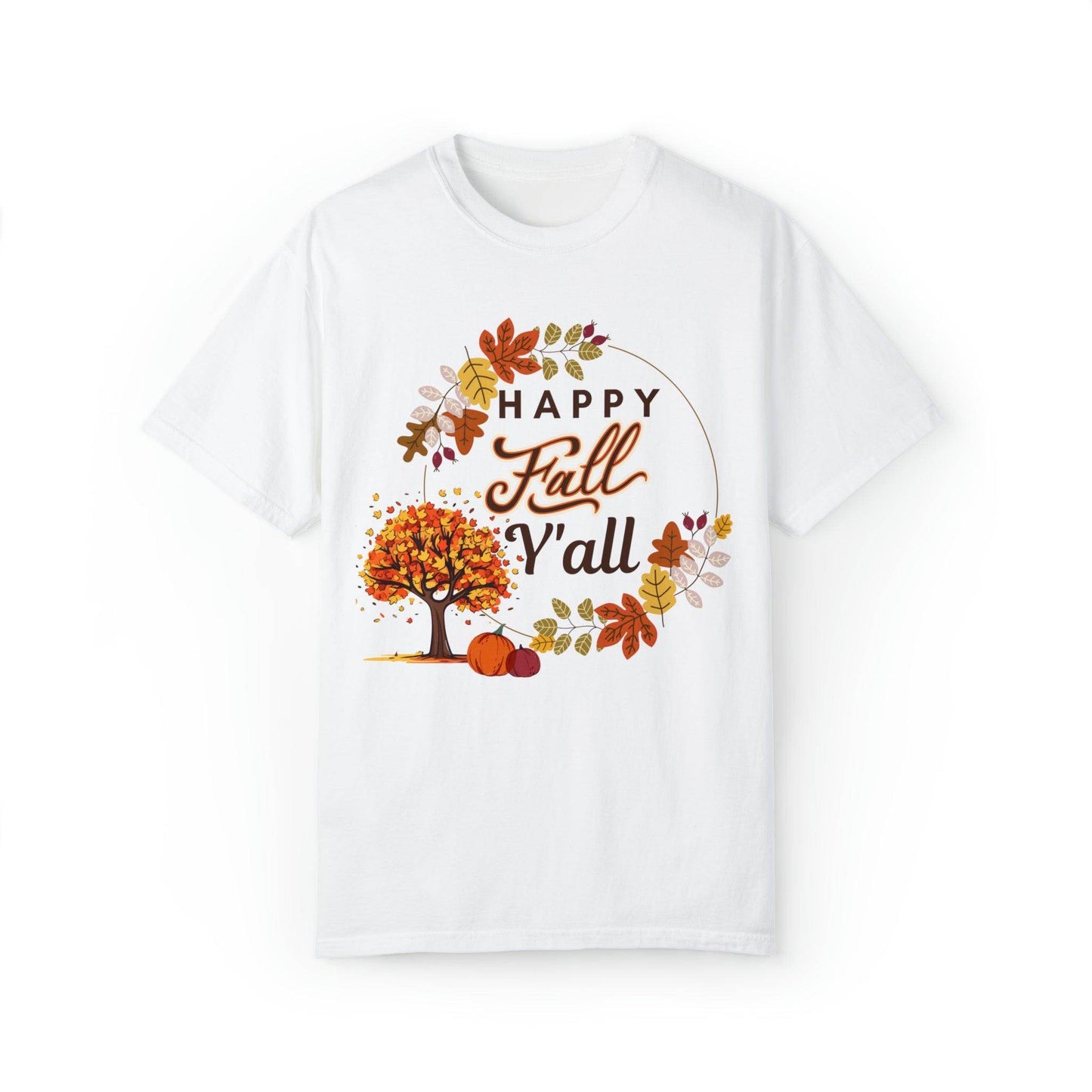 Happy Fall Y'all Gift for Fall, Funny Fall Shirts Gift, Autumn Tee, Fall TShirt - Giftsmojo