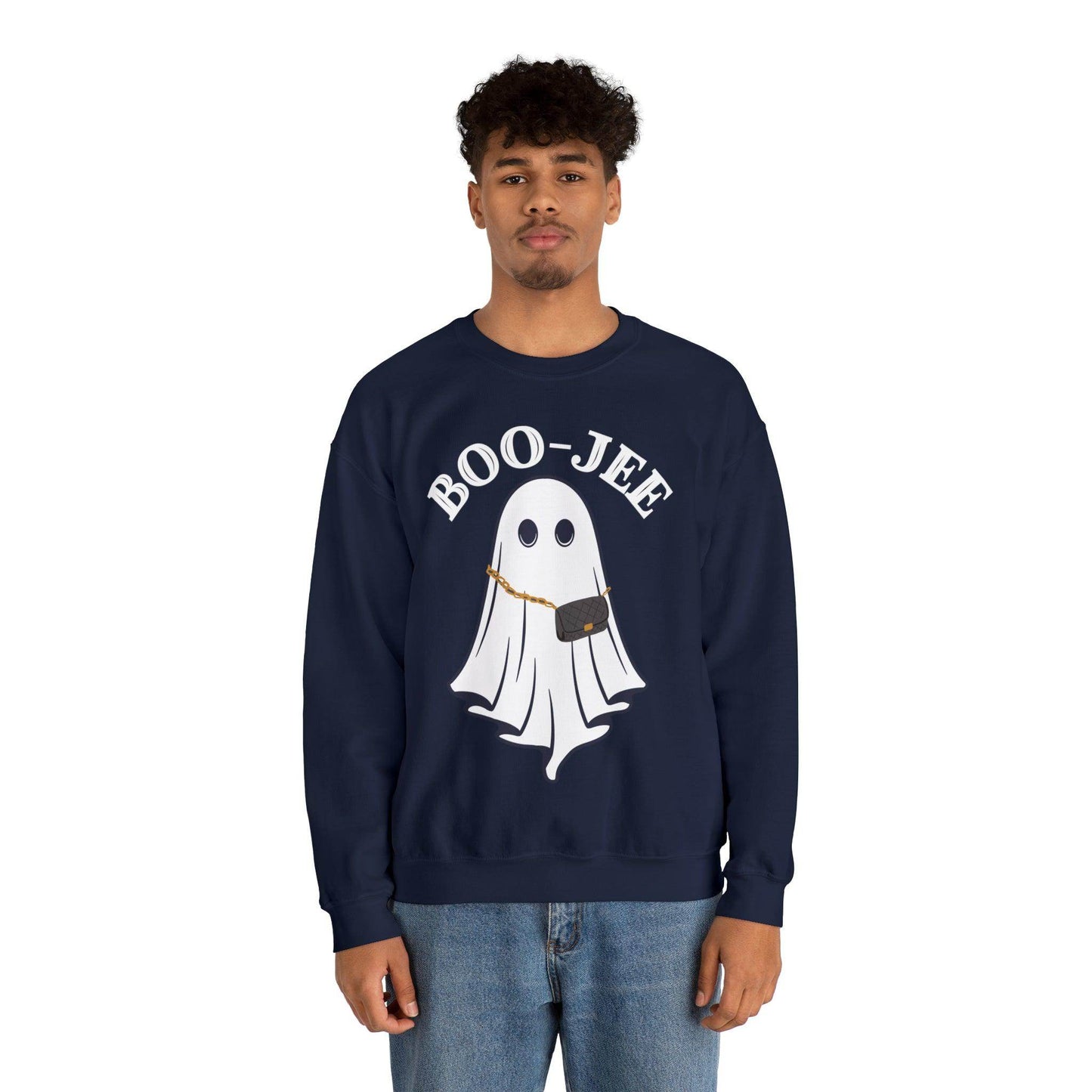 Boo-Jee Sweatshirt, Boo Halloween Sweatshirt Spooky - Giftsmojo