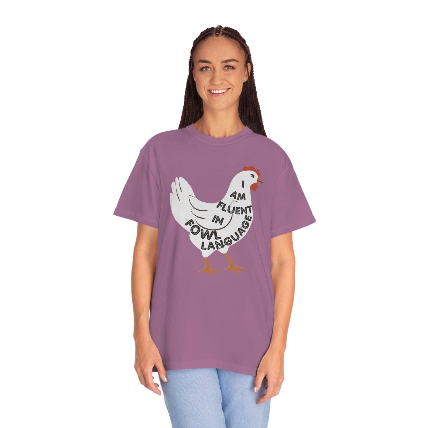 Chicken Shirt Chicken Tee Chicken Owner Gift - Gift For Chicken Lover gift, Fluent in Fowl Language shirt