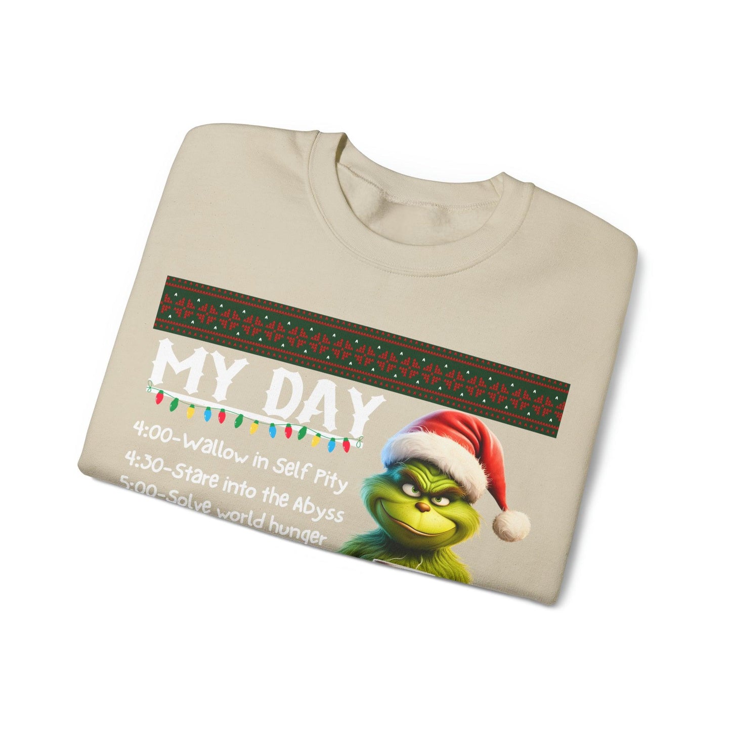 My Day Schedule I'M Booked Grinch Shirt Funny Christmas Sweatshirt Christmas grinch Sweatshirt Christmas Sweater Christmas Trendy Christmas Sweatshirt - Giftsmojo