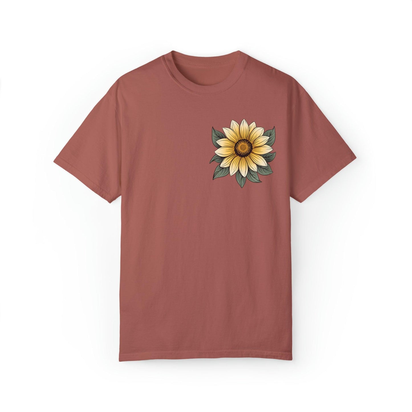 Sunflower Shirt Women Flower Shirt Aesthetic, Floral Graphic Tee Floral Shirt Flower T-shirt, Wild Flower Shirt Gift For Her Wildflower T-shirt