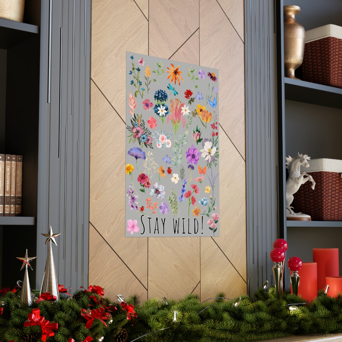 Watercolor Wildflowers Wall Art