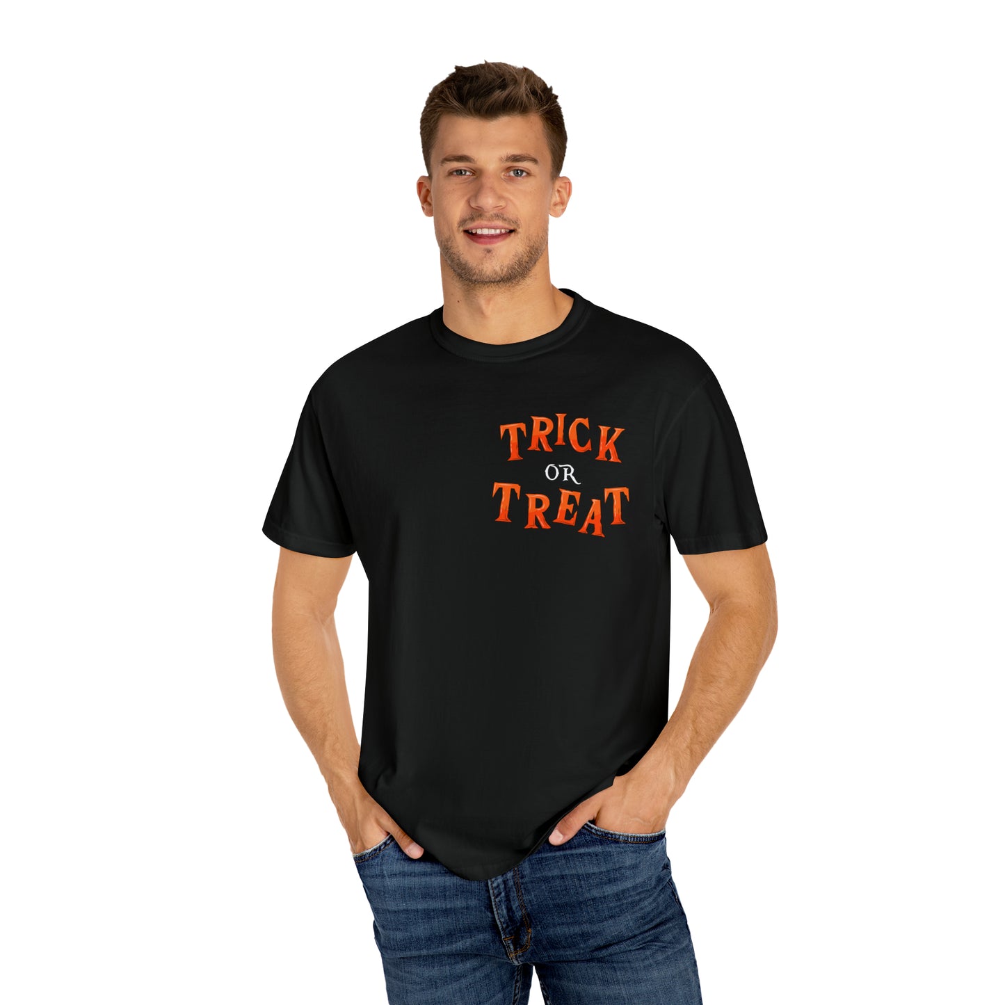 Halloween Party Outfit Trick or Treat Shirt Vintage Shirt Halloween Costume Cute Spooky Shirt, Halloween Gift Halloween T-shirt Trick or Treat Outfit