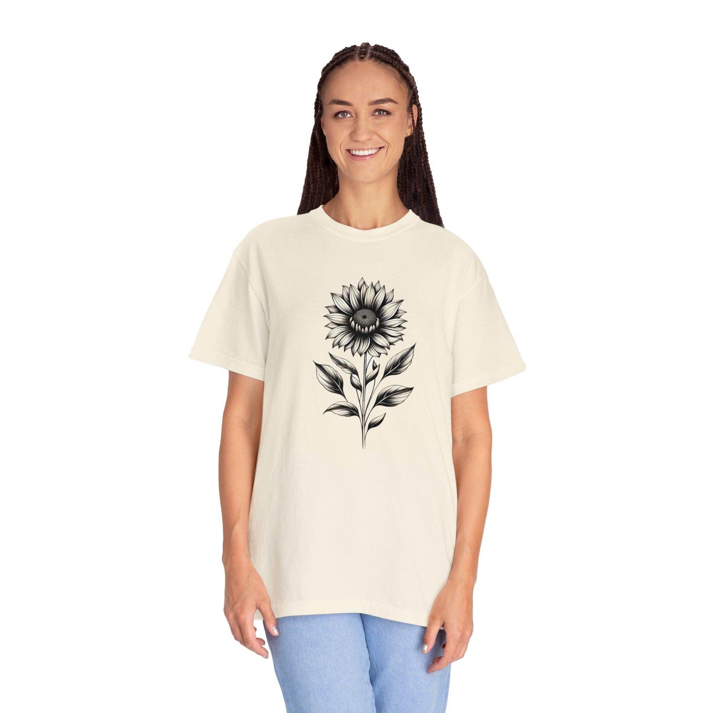 Sunflower Shirt Flower Shirt Aesthetic, Floral Graphic Tee Floral Shirt Flower T-shirt, Wild Flower Shirt Gift For Her Wildflower T-shirt - Giftsmojo