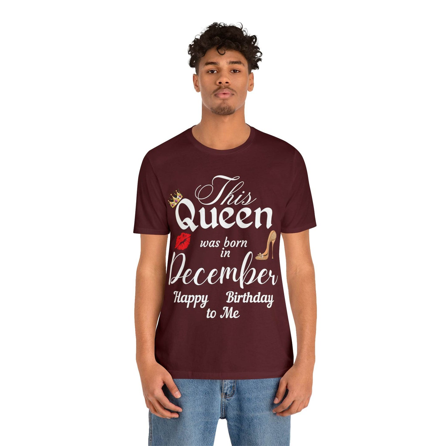 Birthday Queen Shirt, Gift for Birthday, This Queen was born in December Shirt, Funny Queen Shirt, Funny Birthday Shirt, Birthday Gift - Giftsmojo