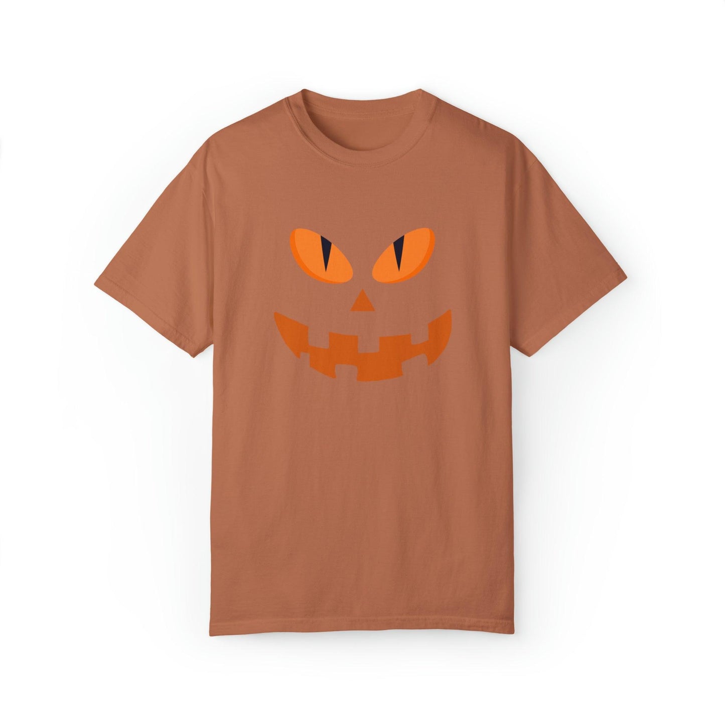Cute Pumpkin Face Shirt Retro Halloween Tshirt, Vintage Shirt Halloween Shirt Pumpkin Face Halloween Costume Comfort Colors - Giftsmojo