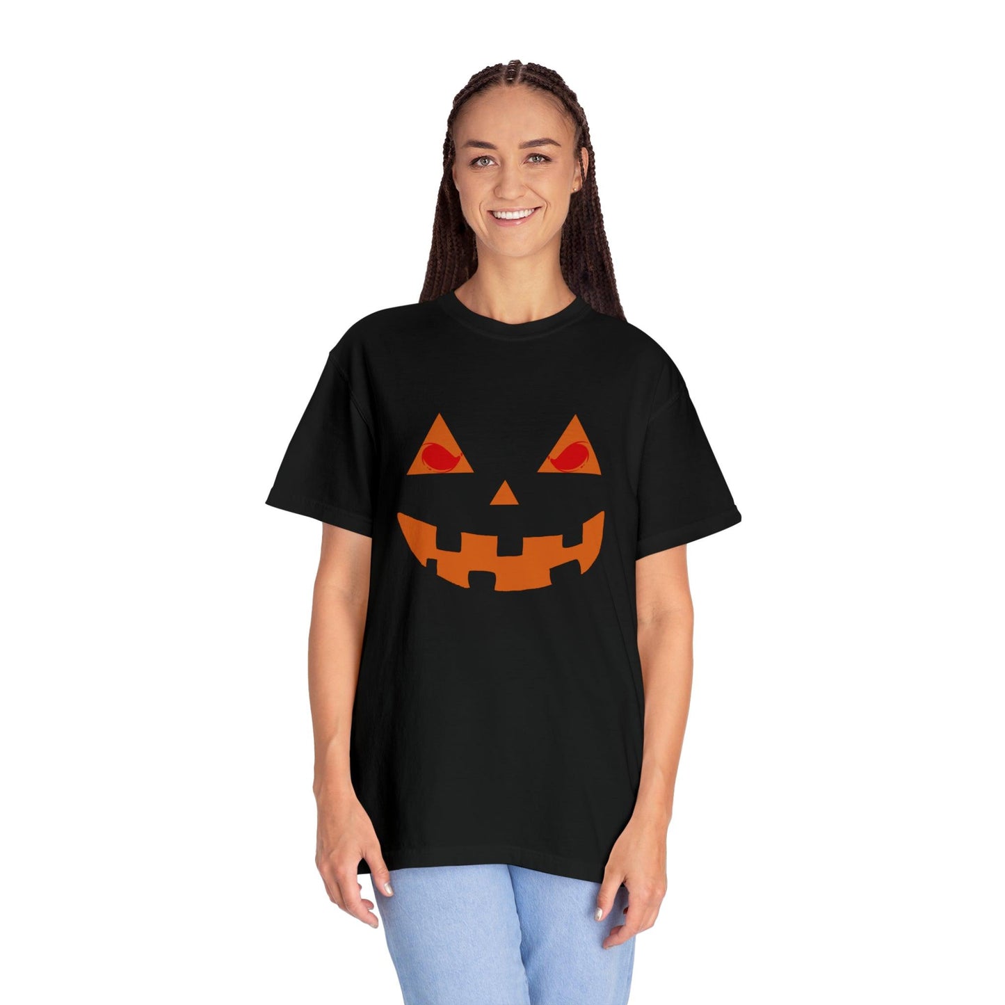 Cute Halloween Pumpkin Faces Scary Faces, Pumpkin Silhouette, Vintage Shirt Halloween Shirt Pumpkin Face Halloween Costume Comfort Colors - Giftsmojo