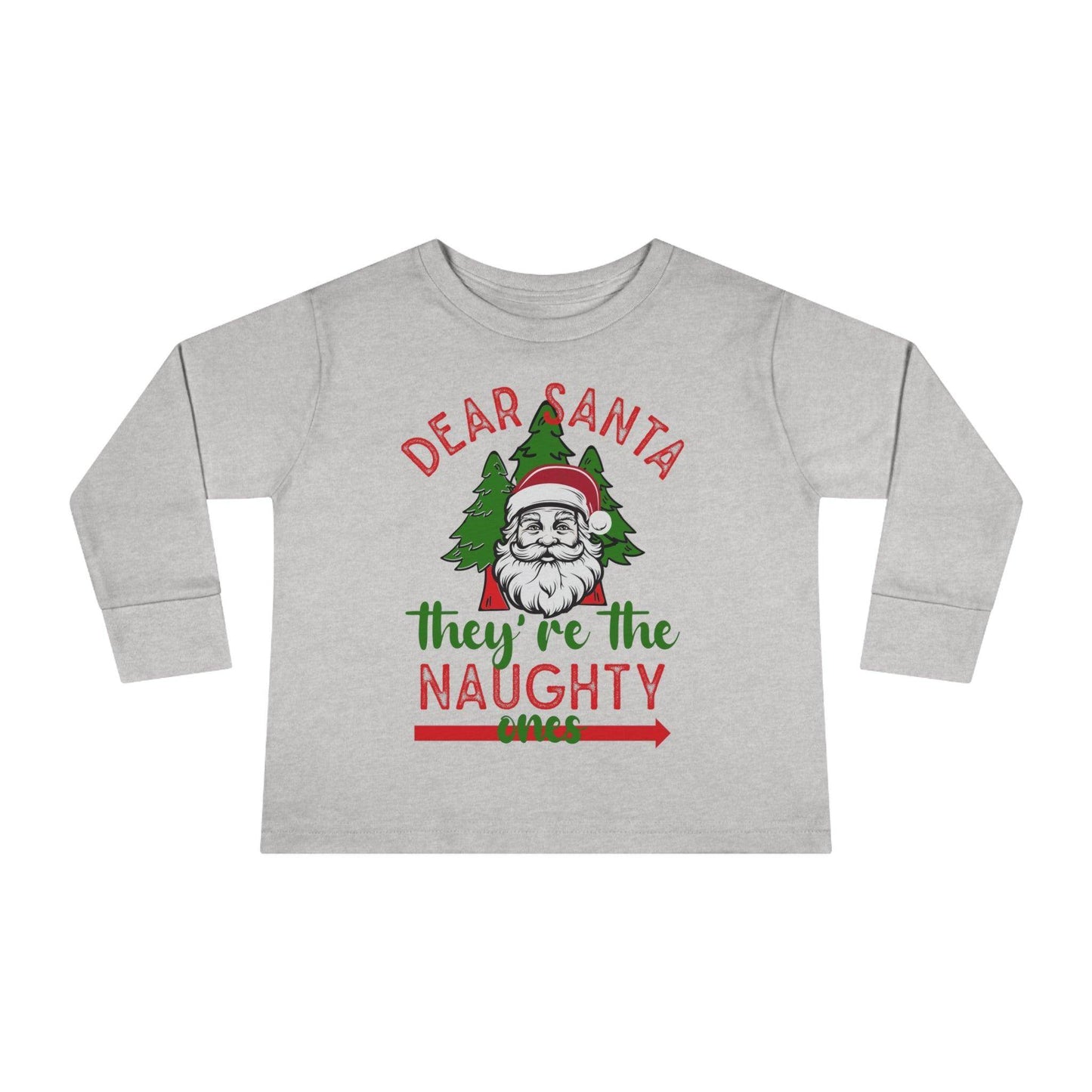 Kids Dear Santa They're The Naughty Ones Shirt For Christmas Shirt for Kids Christmas Outfit for Kids Santa Shirt - Giftsmojo