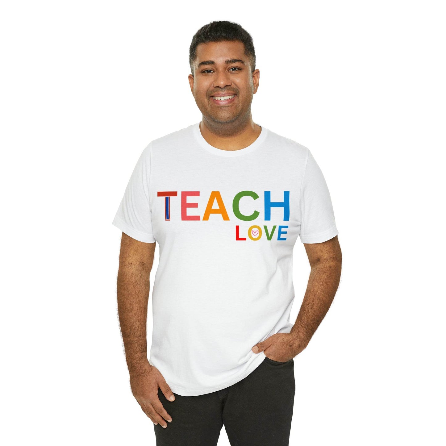 I Teach Love Shirt, Teacher Shirt, Teacher Appreciation Gift for Teachers - Giftsmojo