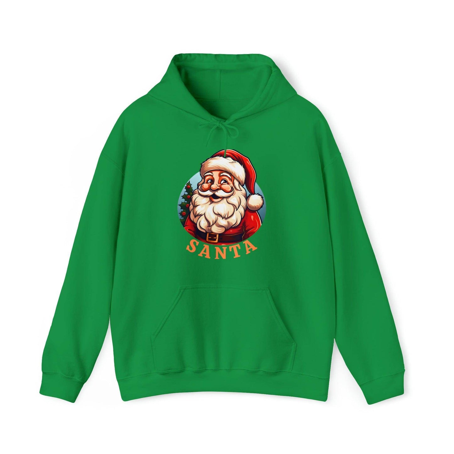 Santa Hooded Sweatshirt Santa Hooded Sweatshirt Christmas Sweater Pullover Christmas Pullover Santa Claus Shirt - Giftsmojo