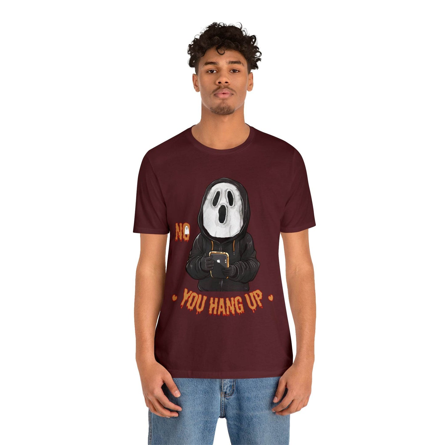 Elevate Your Halloween Style with the Playful 'No You Hang Up' Shirt Spooky shirt - Giftsmojo
