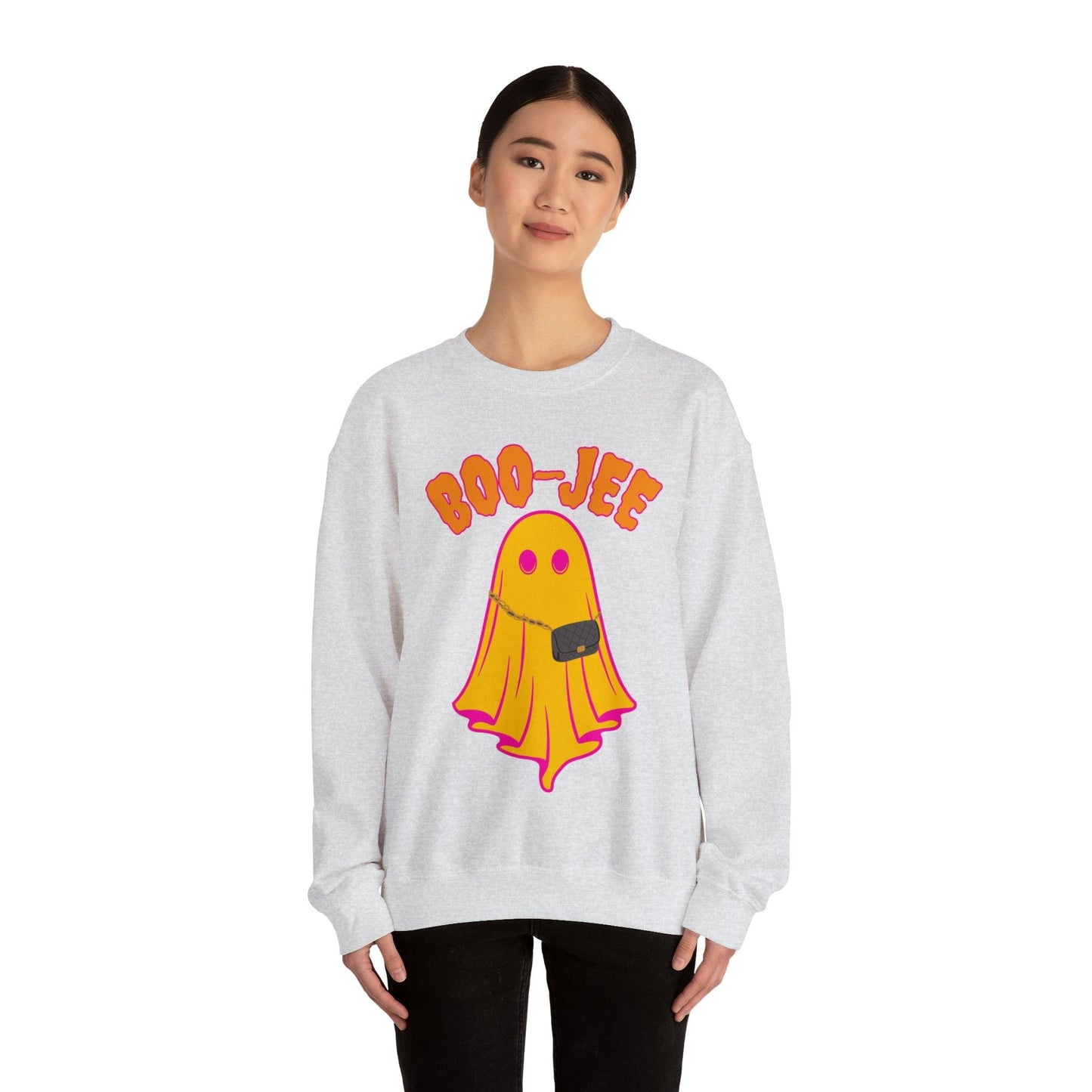 Boo-Jee Sweatshirt, Boo Halloween Sweatshirt, Spooky Ghost Sweatshirt, Boo Jee Shirt, Halloween Ghost Sweatshirt, Halloween Boo Shirt - Giftsmojo