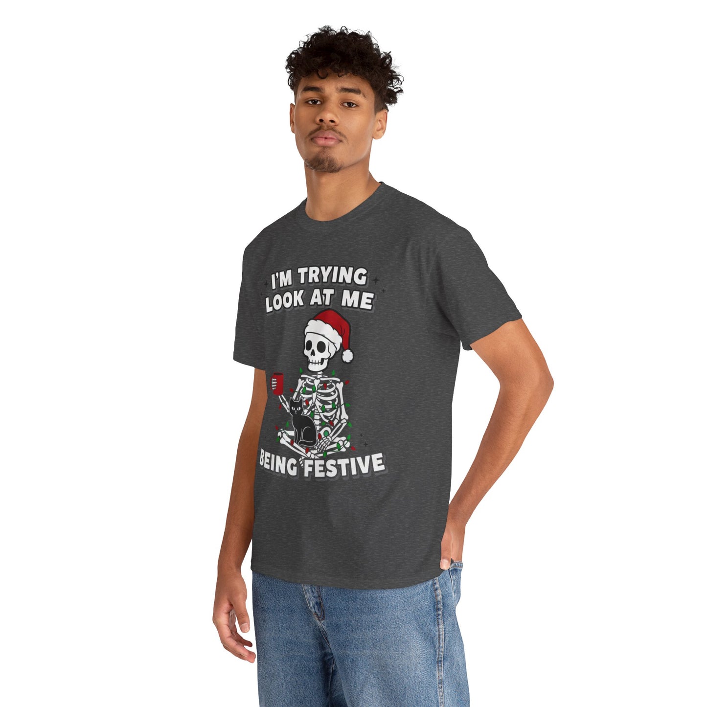 Christmas Skeleton Unisex Tee