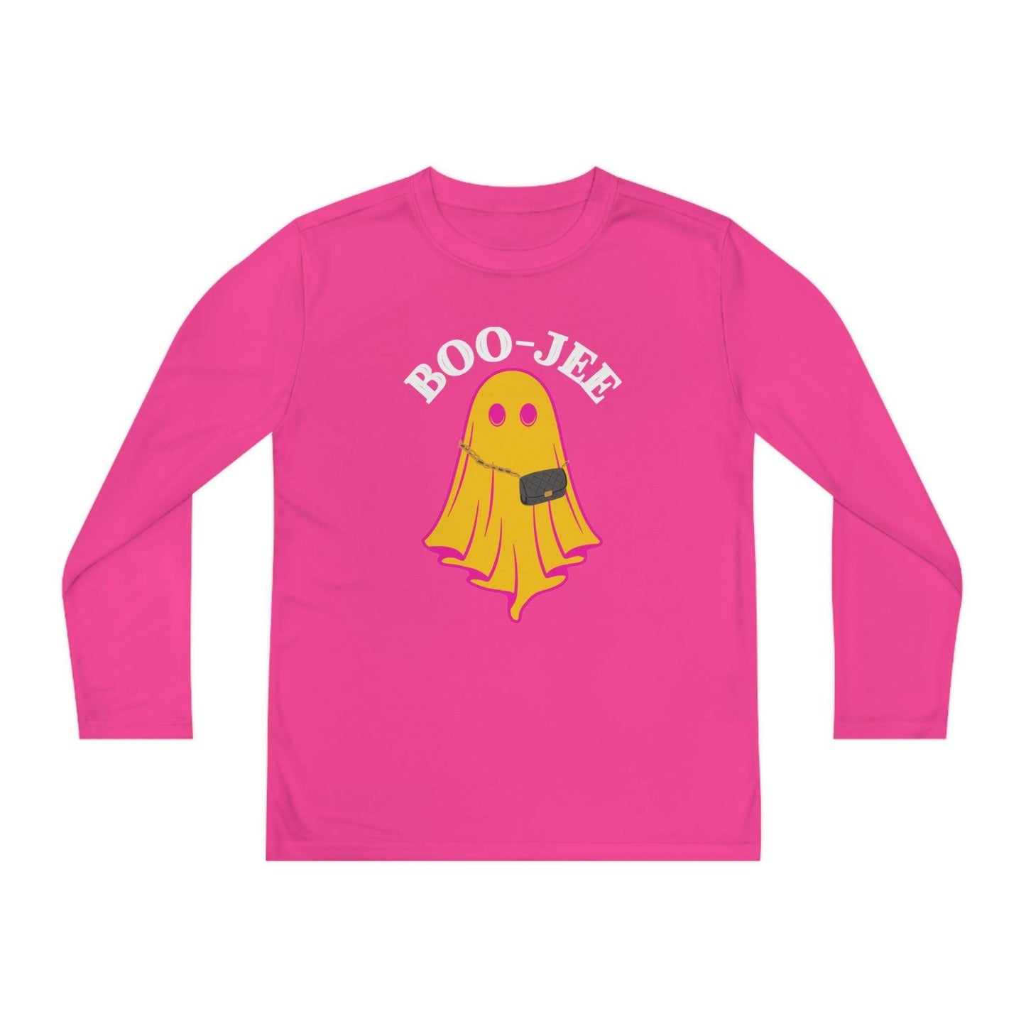 Boojee Youth Halloween Costume Long Sleeve Competitor Tee Boojee Halloween Boujee - Giftsmojo