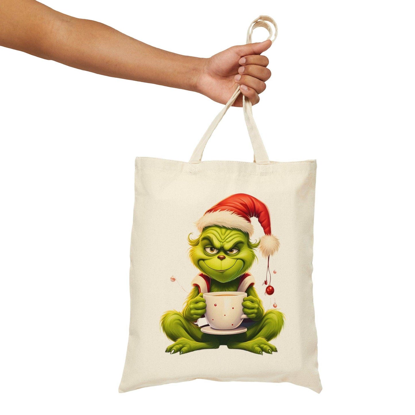 Grinch Tote Bag Christmas Bag Christmas Tote Bag The Grinch Bag Canvas Tote Bag Shopping Bag Gift For Women Totes Birthday Gift Bag - Giftsmojo