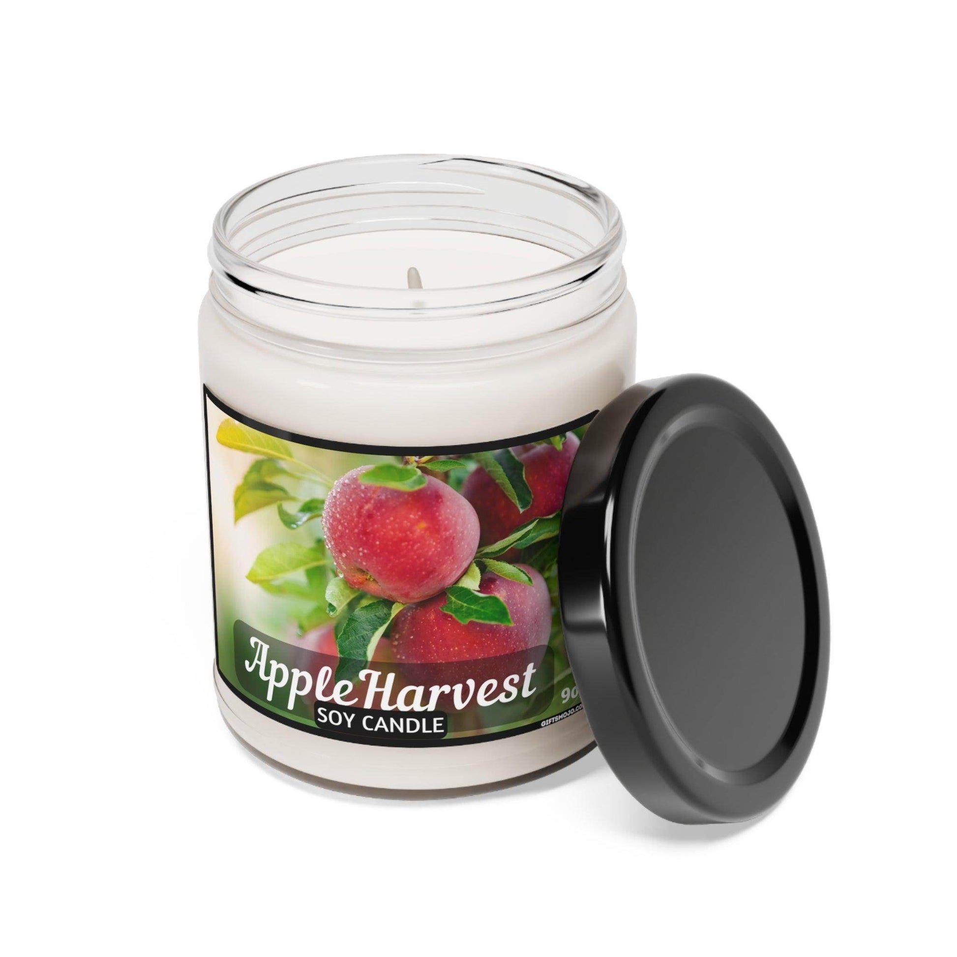 Scented Soy Candle, White Sage Lavender, Cinnamon Vanilla, Apple Harvest, Clean Cotton, Sea Salt Orchid, 9oz, - Giftsmojo