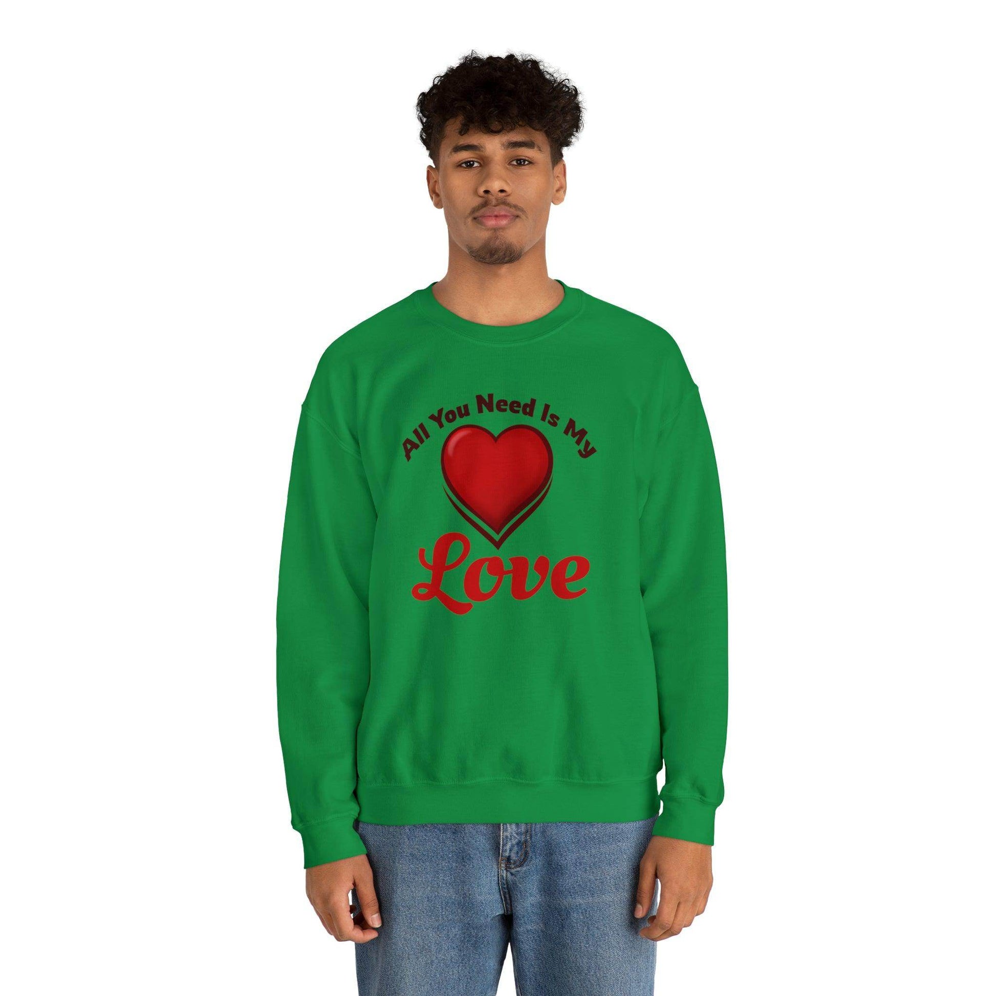 All you need is My Love Tee Hooded Sweatshirt - Giftsmojo